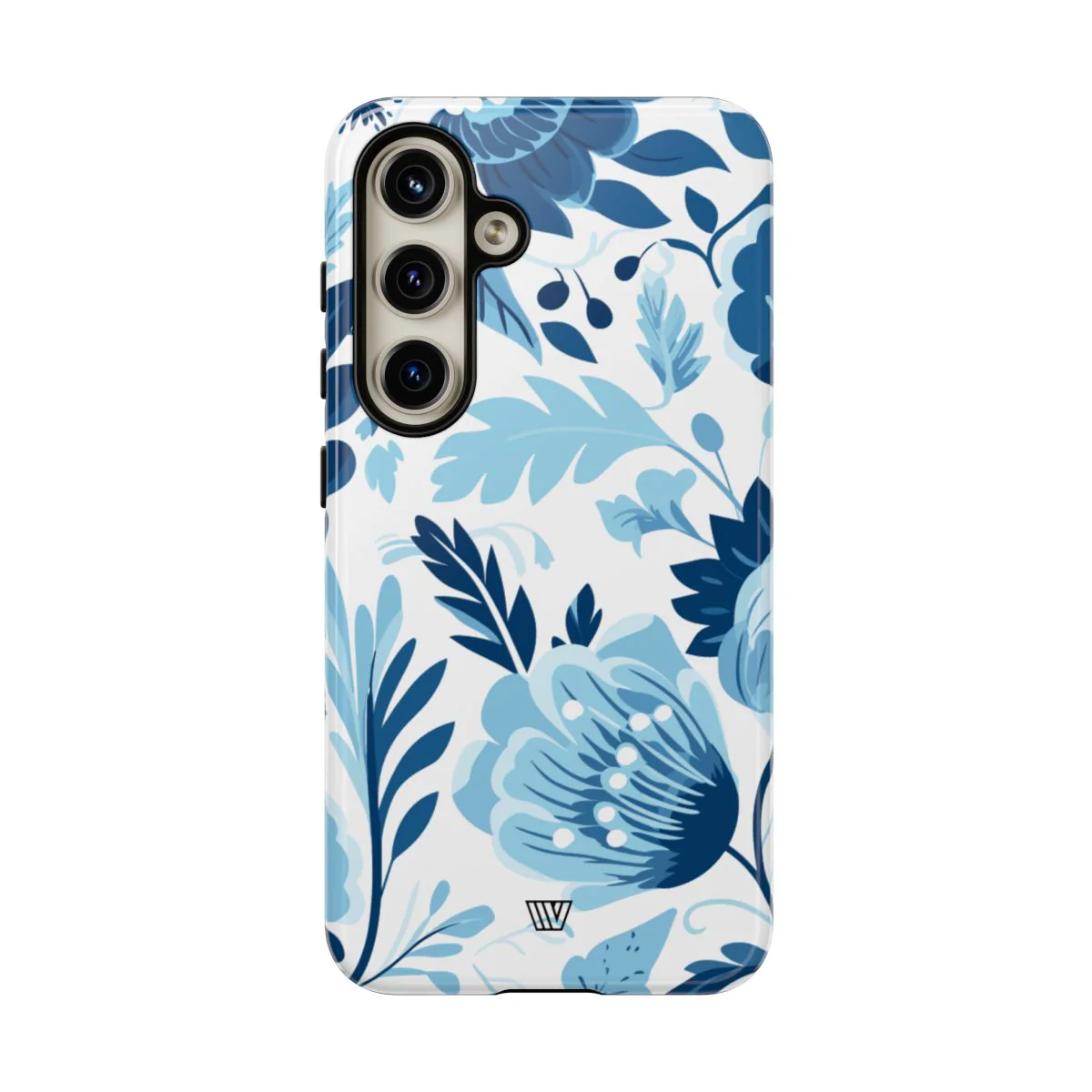 BLUE WHITE FLOWERS | Tough Phone Case - Image 98