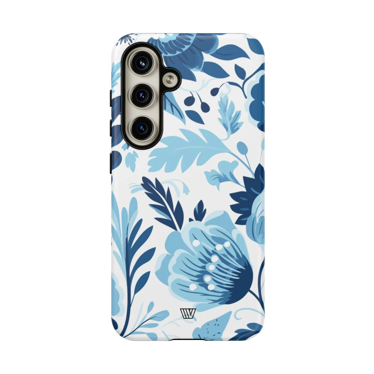 BLUE WHITE FLOWERS | Tough Phone Case - Image 99
