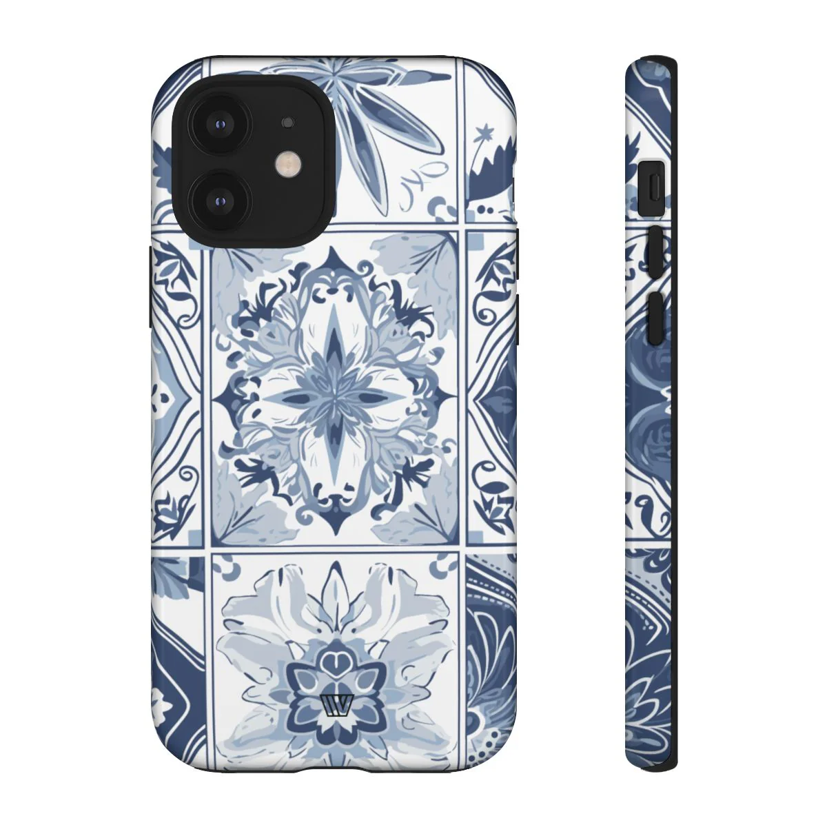 BLUE WHITE TILE | Tough Phone Case - Image 59