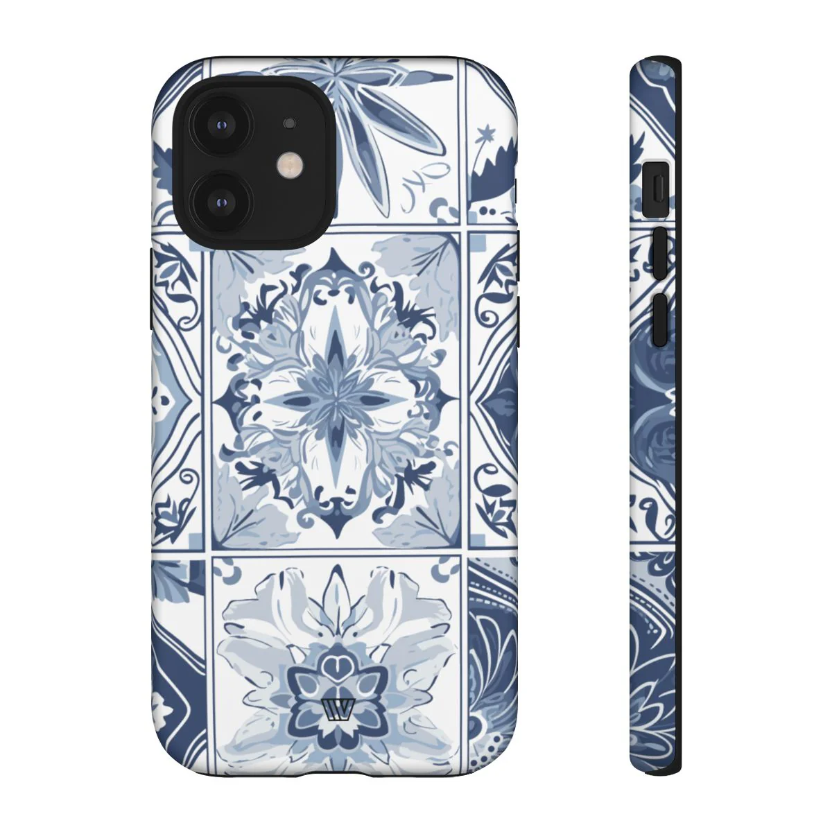 BLUE WHITE TILE | Tough Phone Case - Image 60