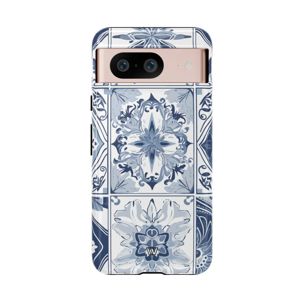 BLUE WHITE TILE | Tough Phone Case - Image 76