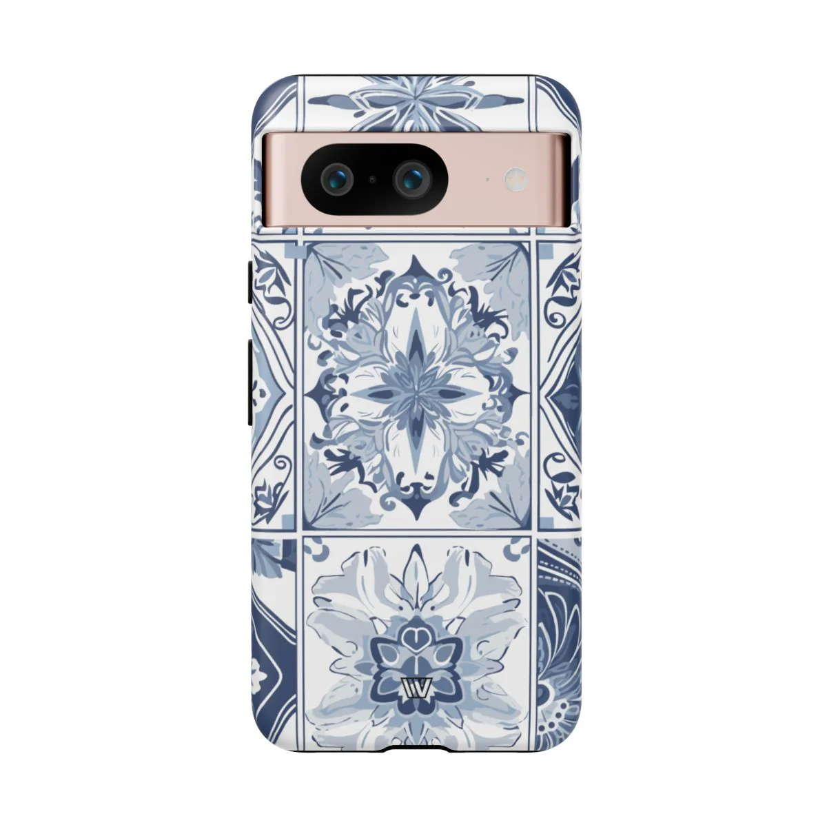 BLUE WHITE TILE | Tough Phone Case - Image 77