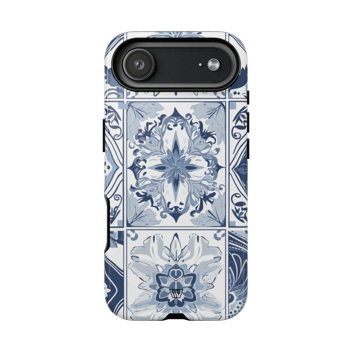 BLUE WHITE TILE | Tough Phone Case - Image 94