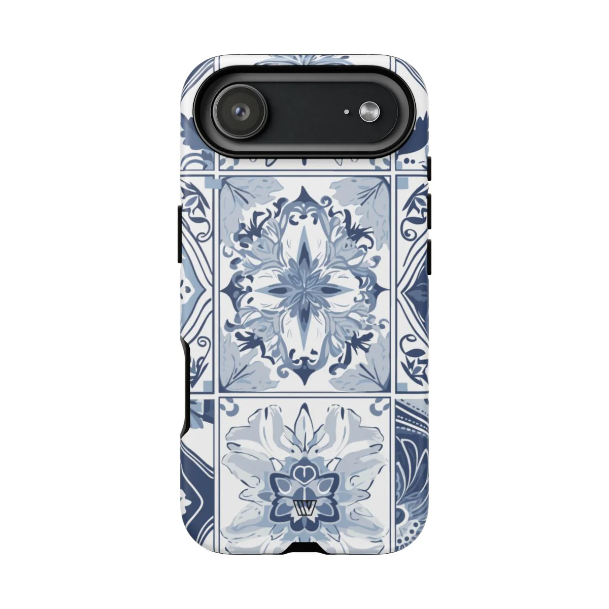 BLUE WHITE TILE | Tough Phone Case - Image 95