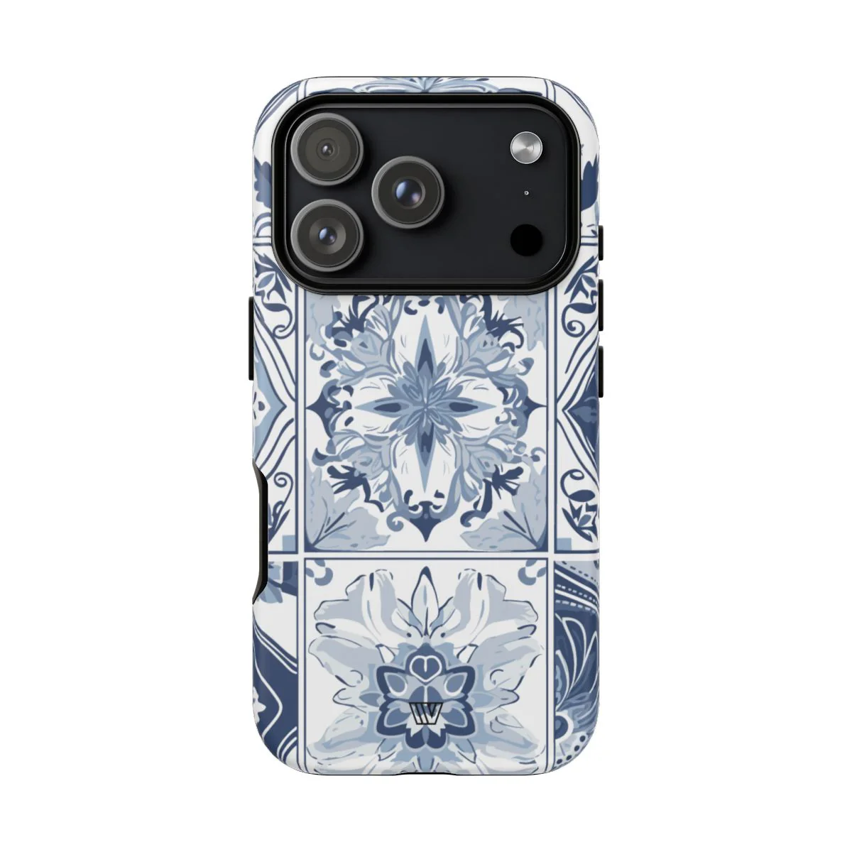 BLUE WHITE TILE | Tough Phone Case - Image 97
