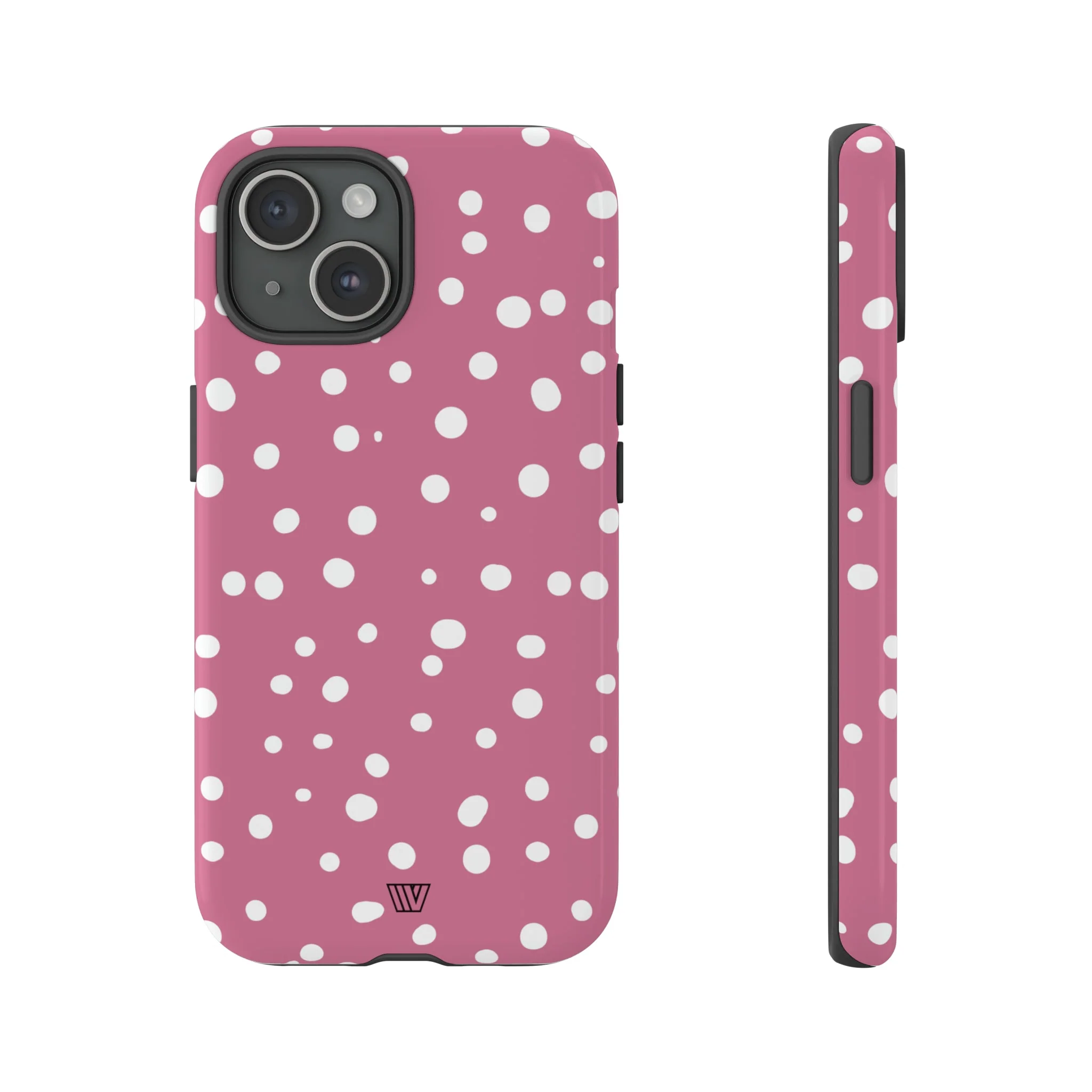 BLUSH RED DOTS | Tough Phone Case - Image 2