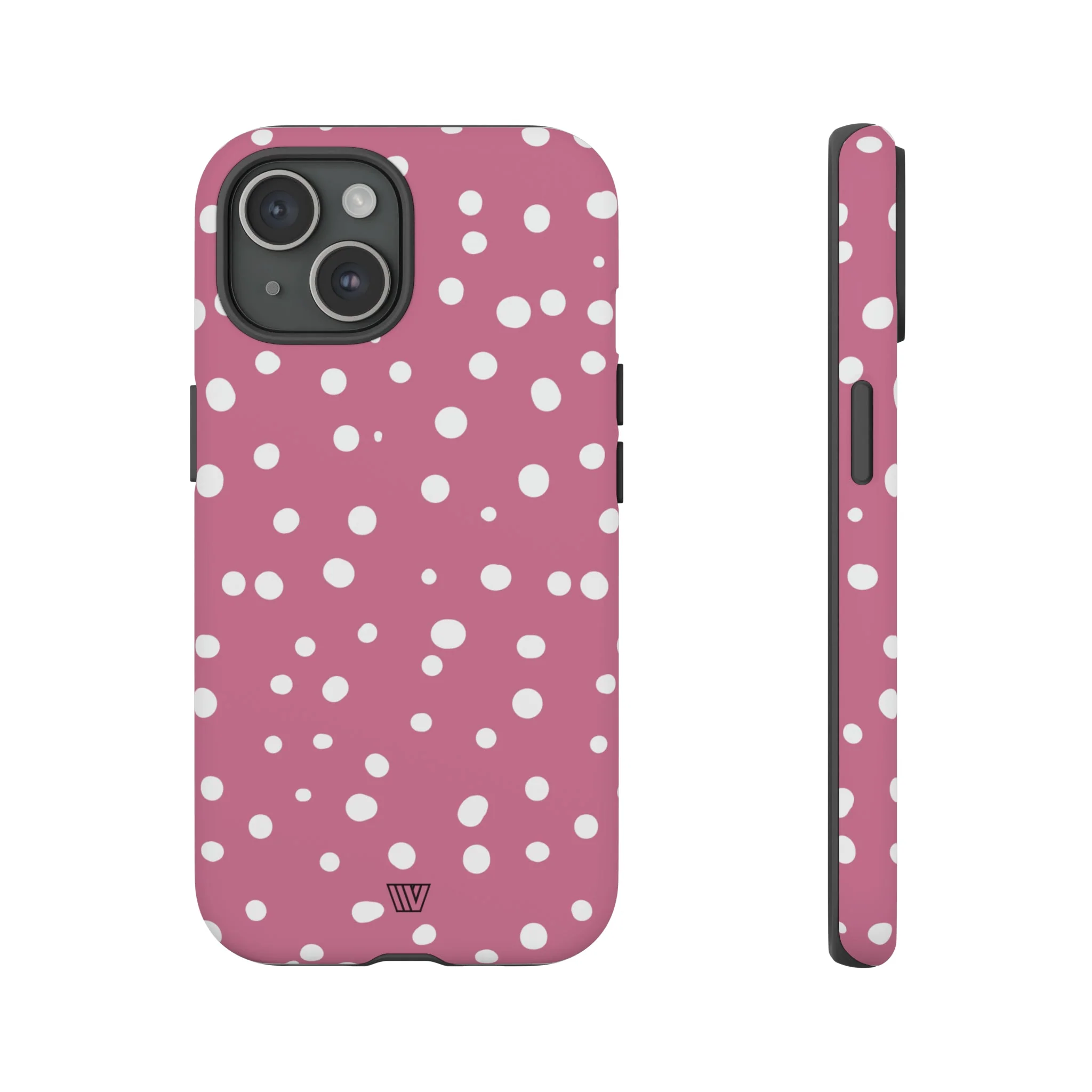 BLUSH RED DOTS | Tough Phone Case - Image 3