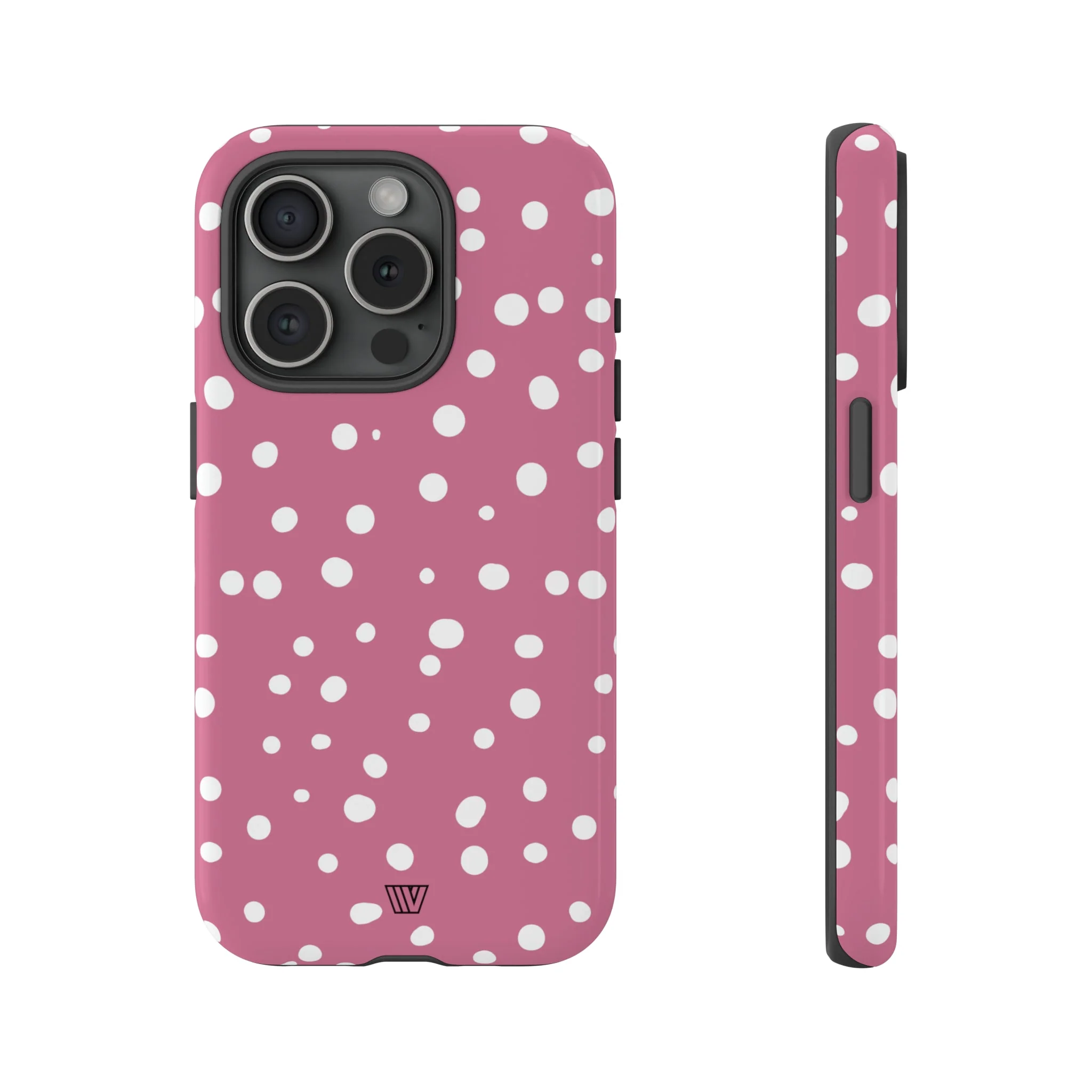 BLUSH RED DOTS | Tough Phone Case - Image 4