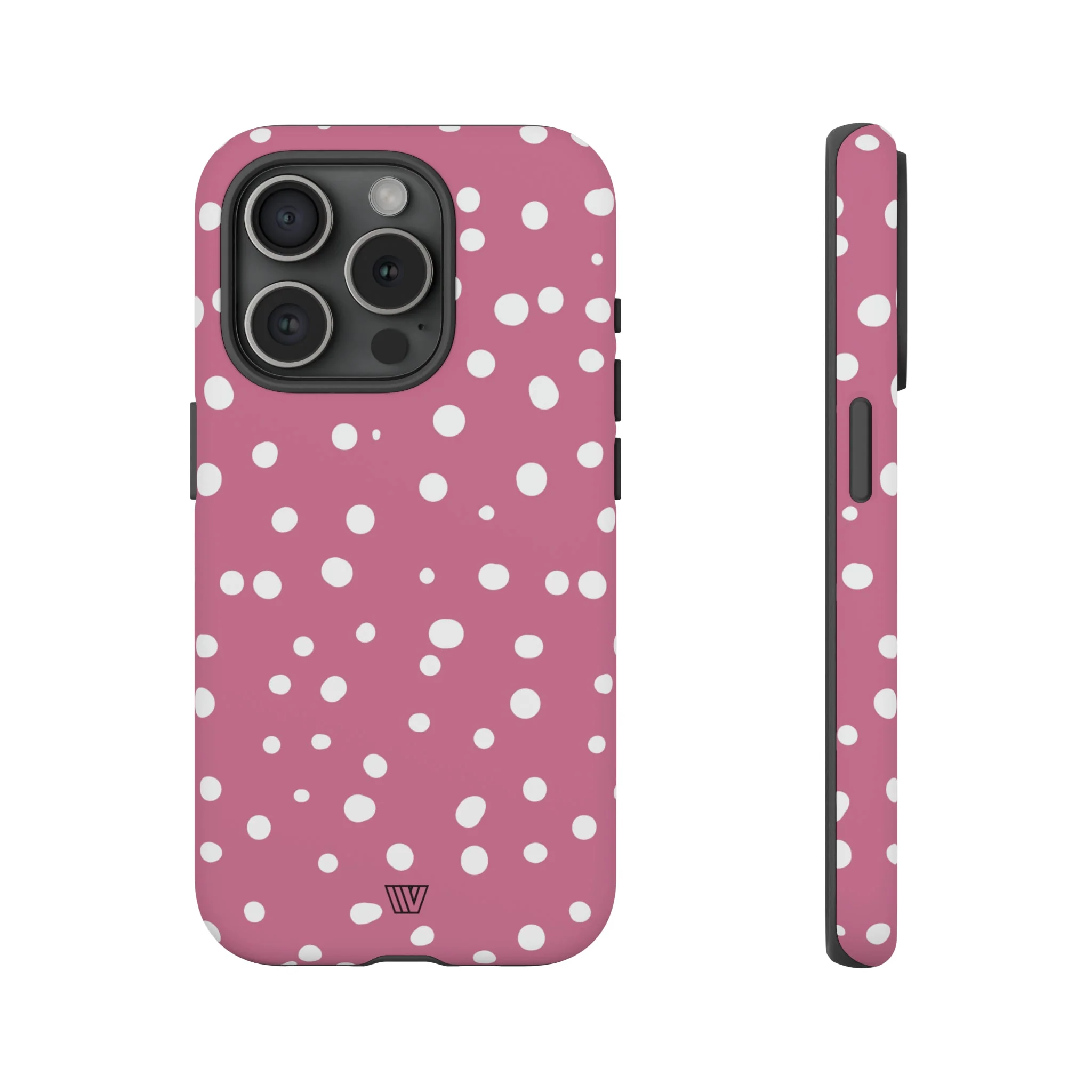 BLUSH RED DOTS | Tough Phone Case - Image 5