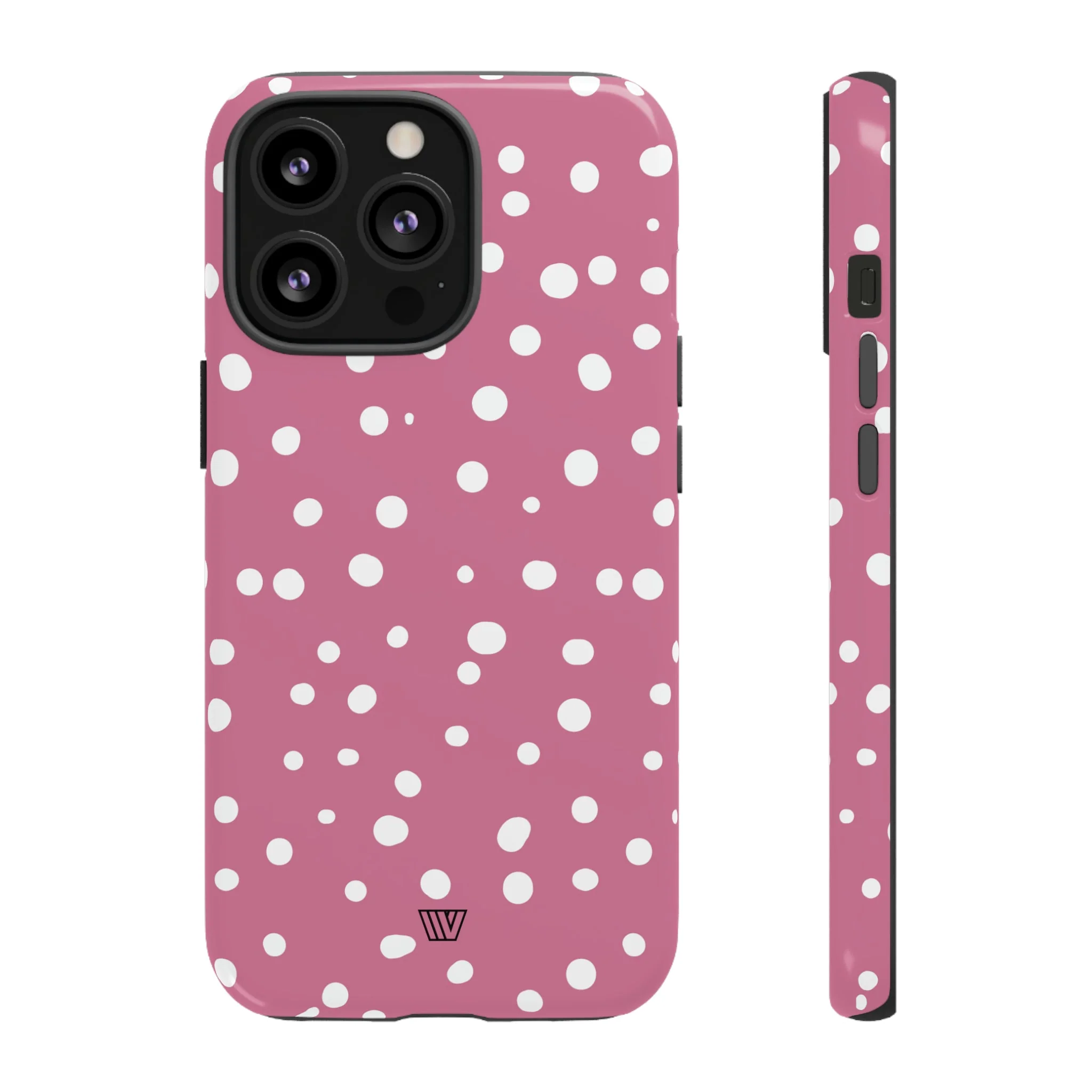 BLUSH RED DOTS | Tough Phone Case - Image 6