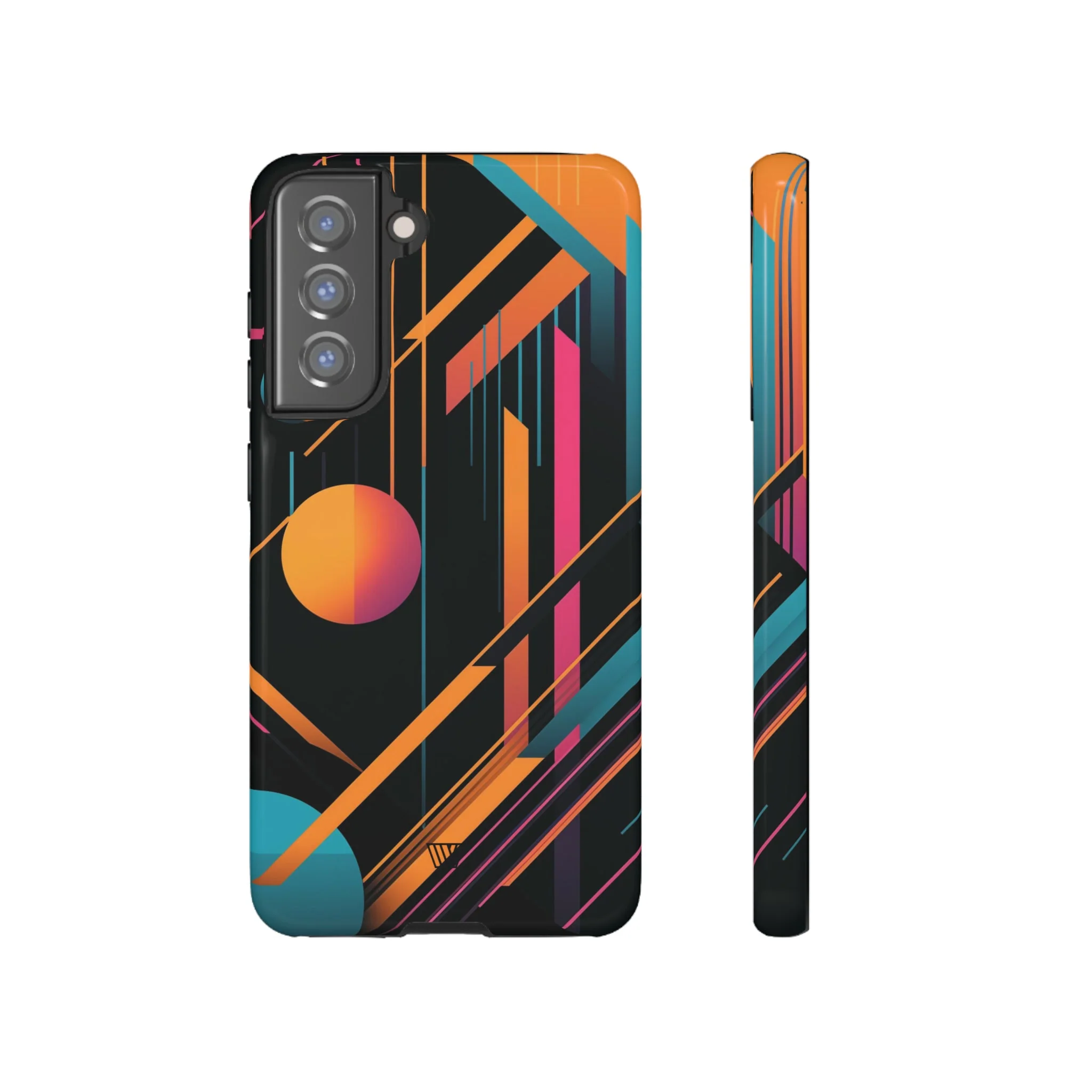 BOLD RETRO LINES | Tough Phone Case - Image 32