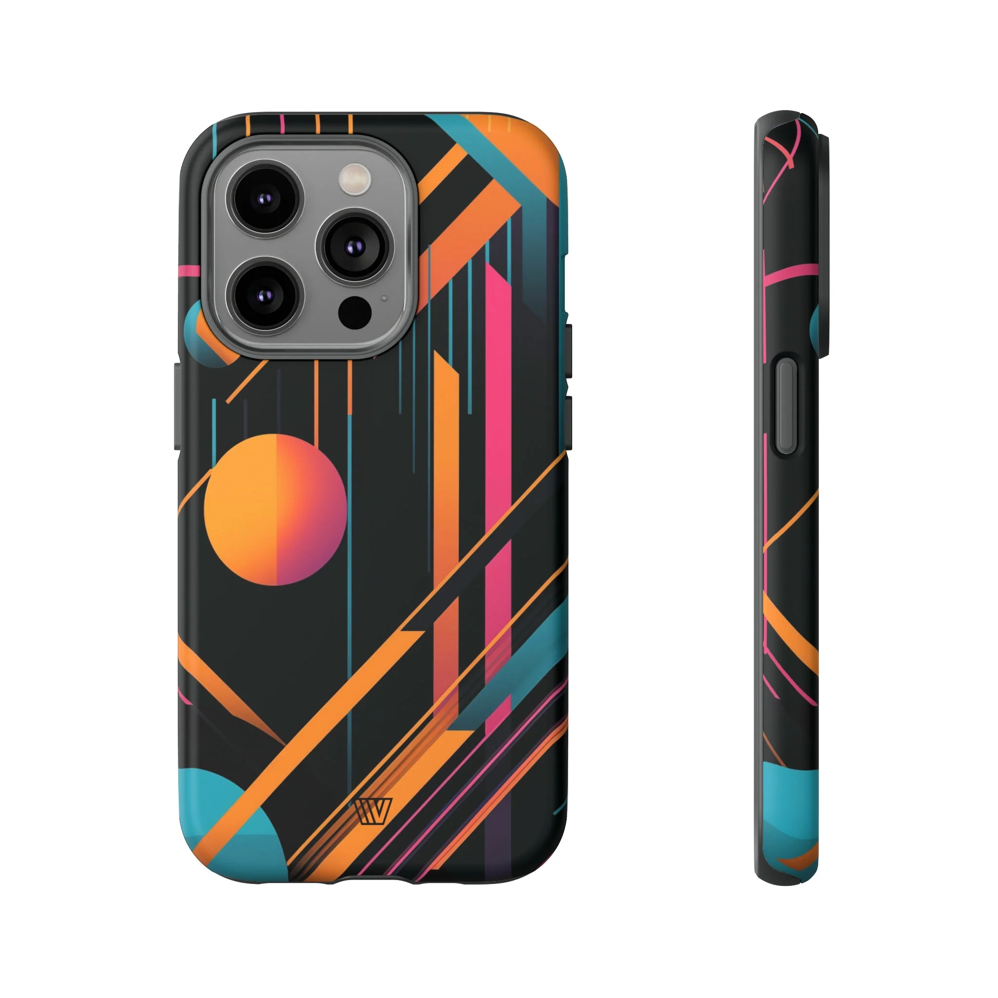 BOLD RETRO LINES | Tough Phone Case - Image 43
