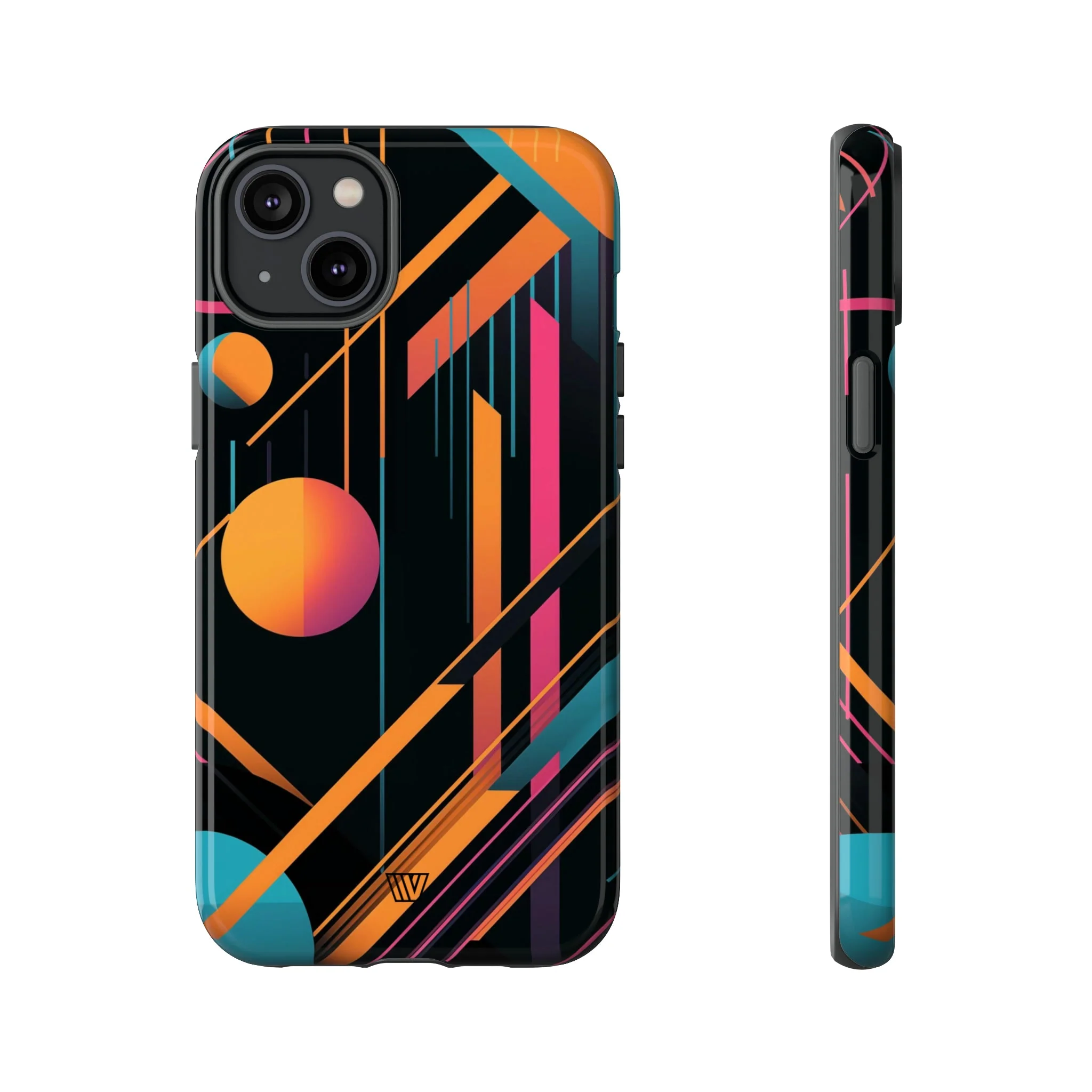 BOLD RETRO LINES | Tough Phone Case - Image 44