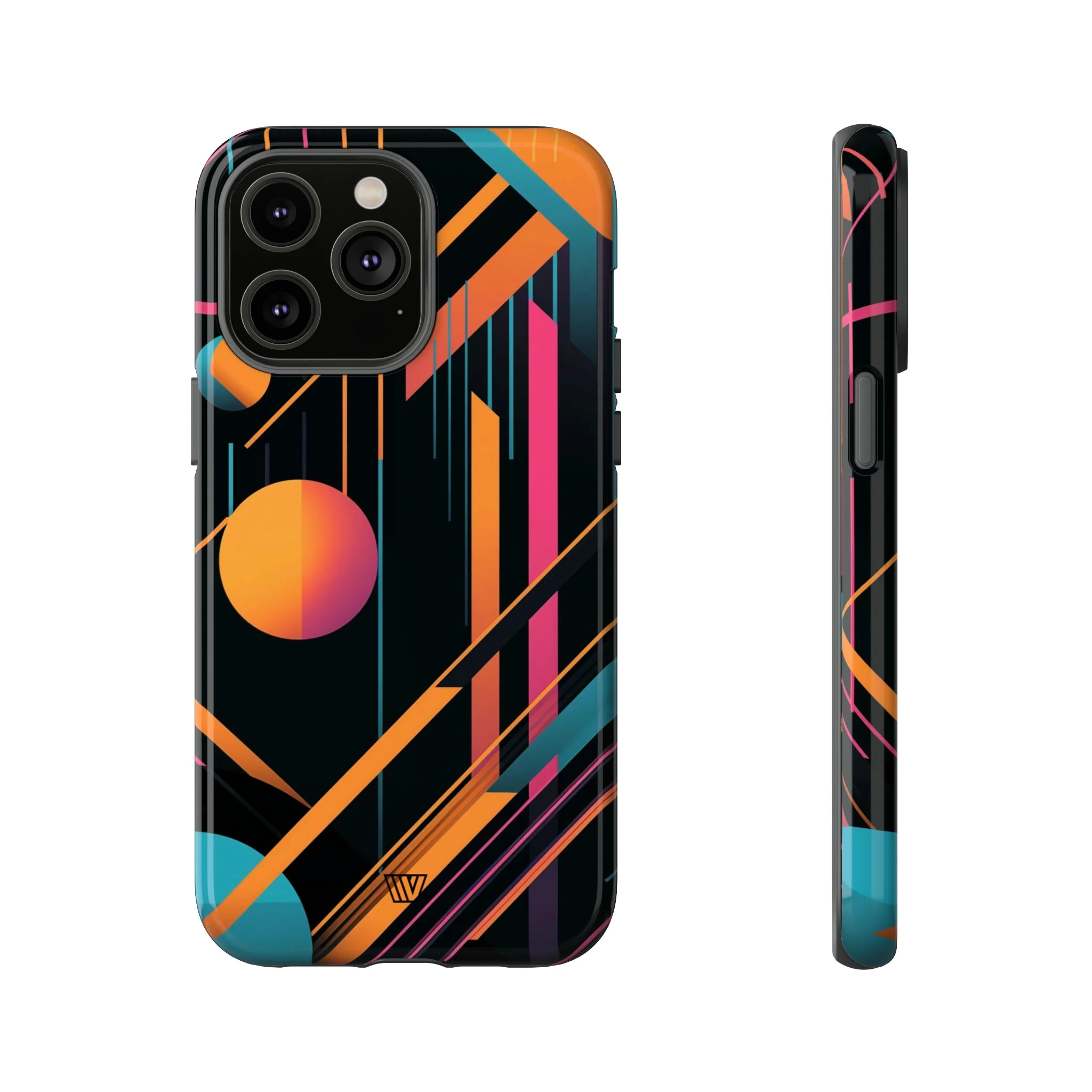 BOLD RETRO LINES | Tough Phone Case - Image 46