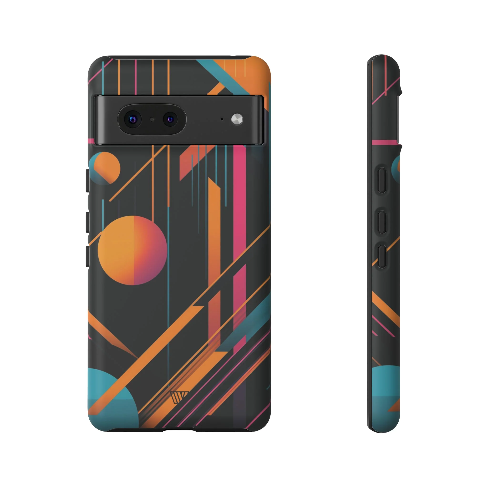 BOLD RETRO LINES | Tough Phone Case - Image 55