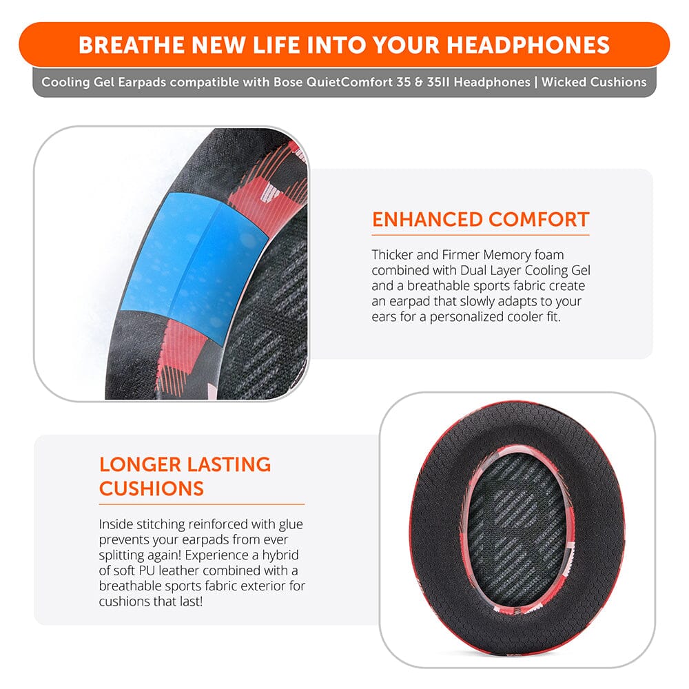 Bose QC35 Cooling Gel Earpads - WC FreeZe - Image 33