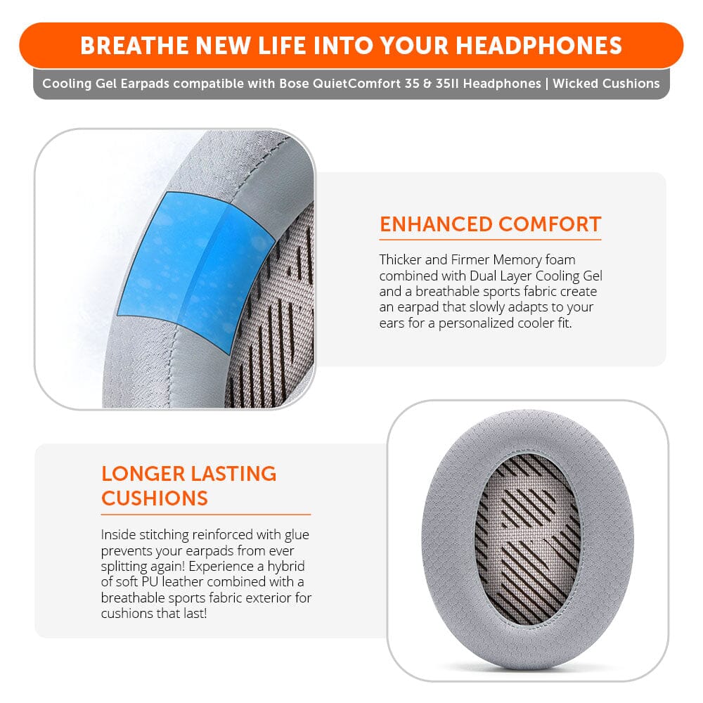 Bose QC35 Cooling Gel Earpads - WC FreeZe - Image 9