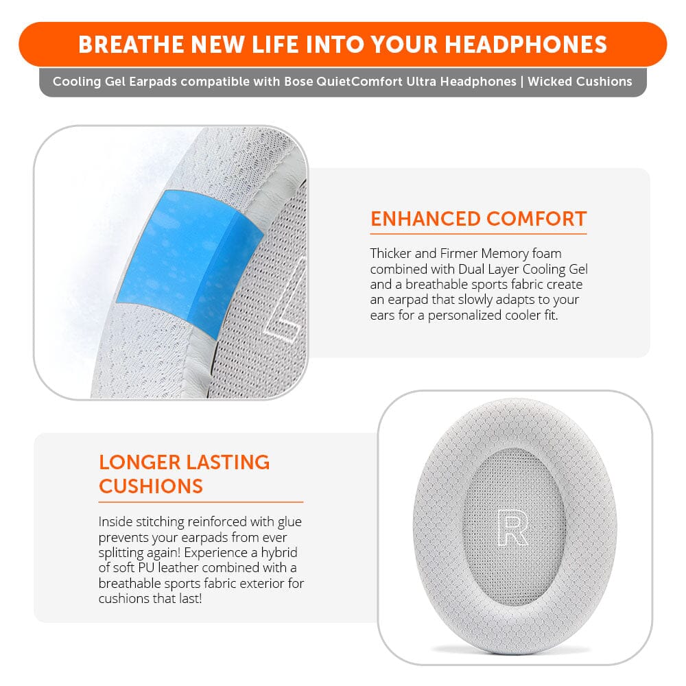 Bose QuietComfort Ultra Cooling Gel Earpads - WC FreeZe QC Ultra - Image 8