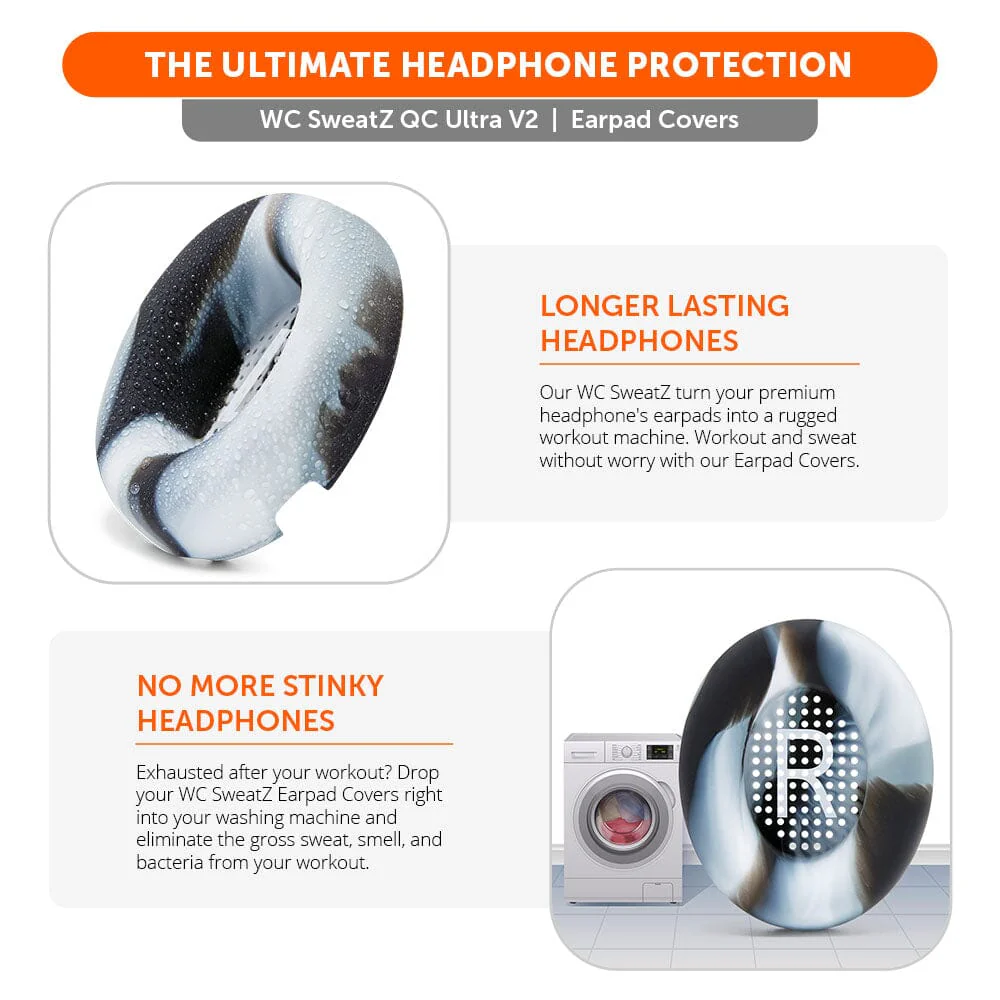 Bose QuietComfort Ultra Earpad Sweat Covers - WC SweatZ QC Ultra V2 - Image 21
