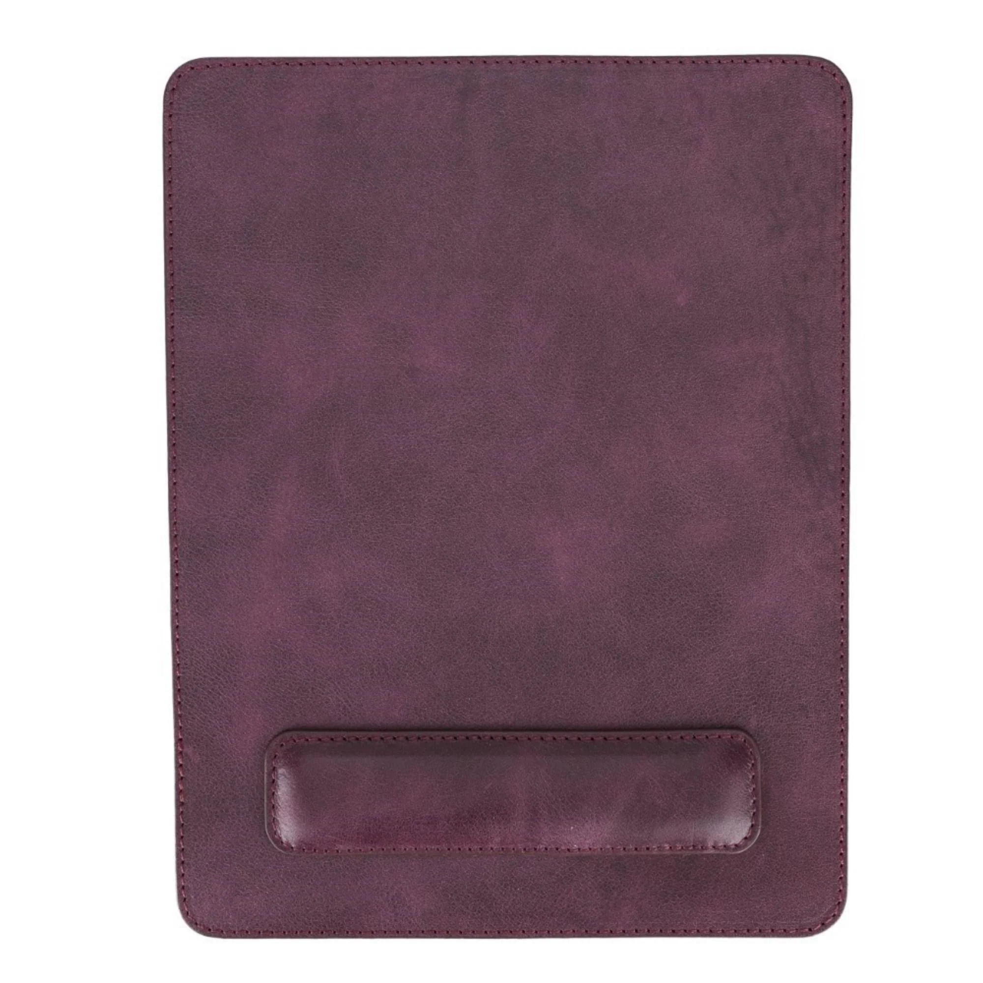 Boulder Full-Grain Leather Mouse Pad with Hand Support - Image 18