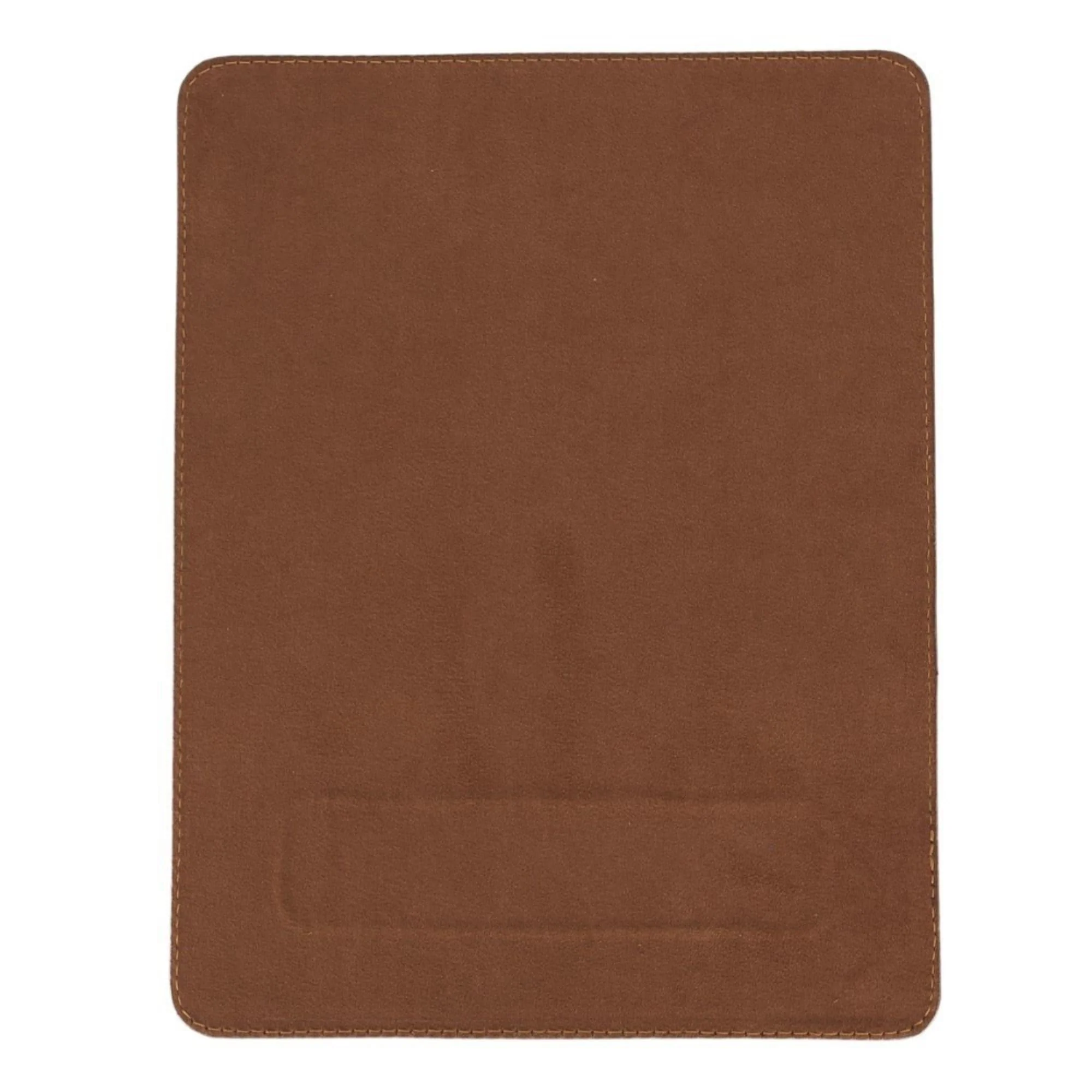 Boulder Full-Grain Leather Mouse Pad with Hand Support - Image 2