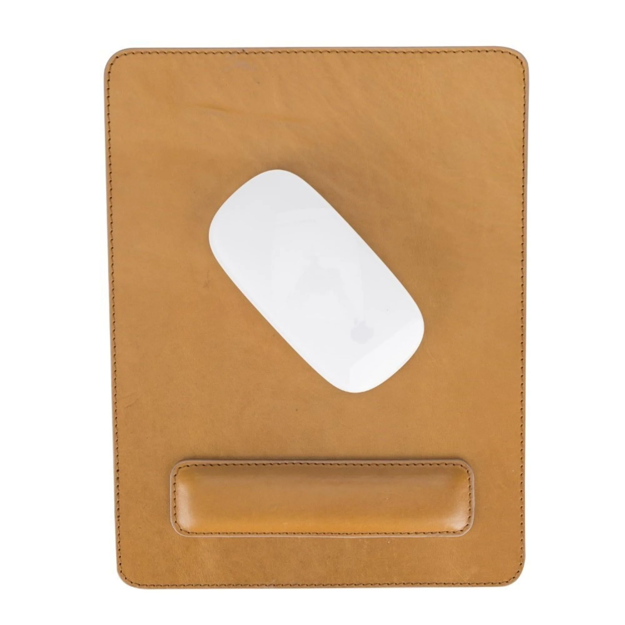 Boulder Full-Grain Leather Mouse Pad with Hand Support - Image 26