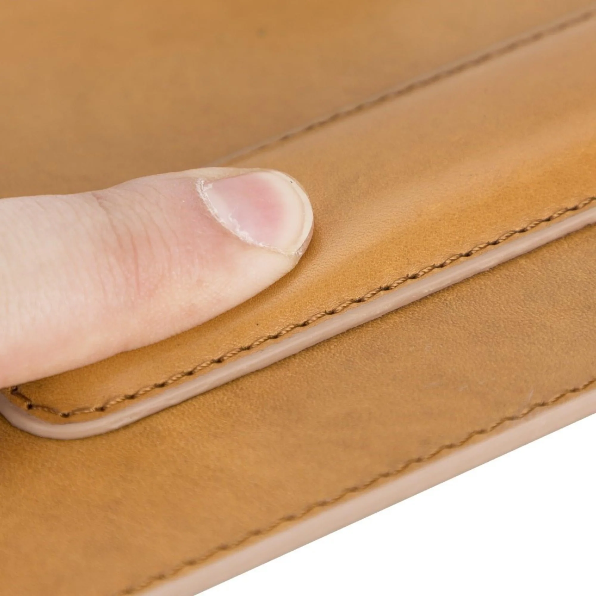 Boulder Full-Grain Leather Mouse Pad with Hand Support - Image 29