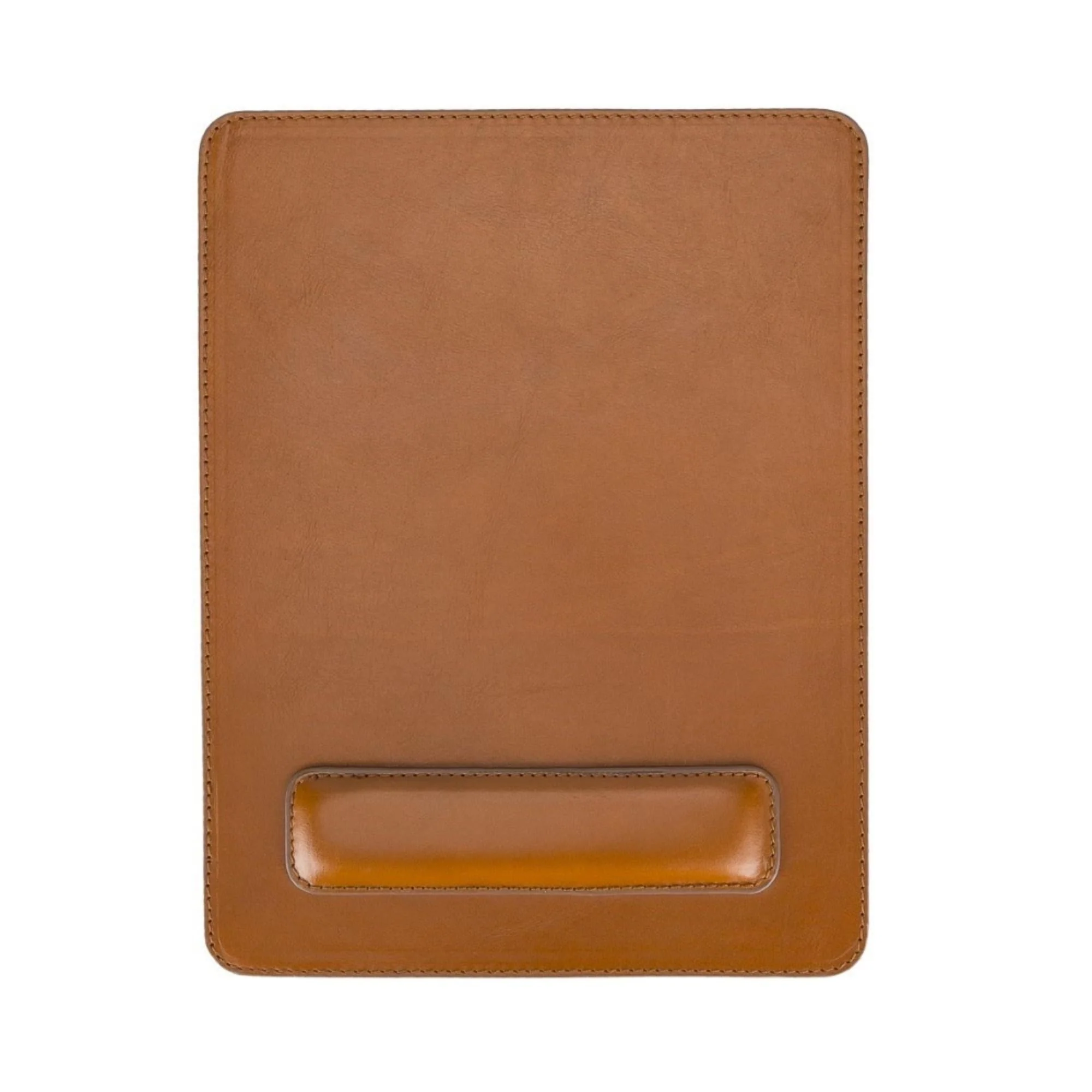 Boulder Full-Grain Leather Mouse Pad with Hand Support - Image 3