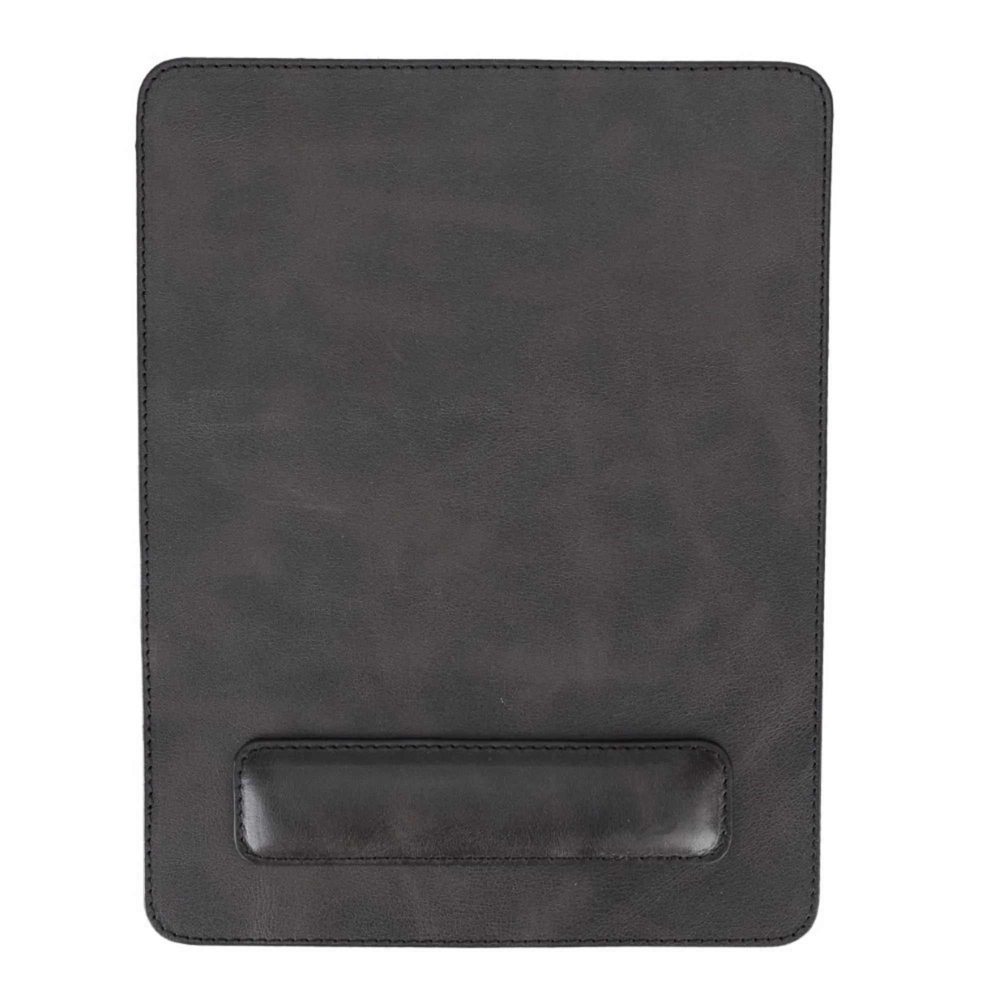 Boulder Full-Grain Leather Mouse Pad with Hand Support - Image 8