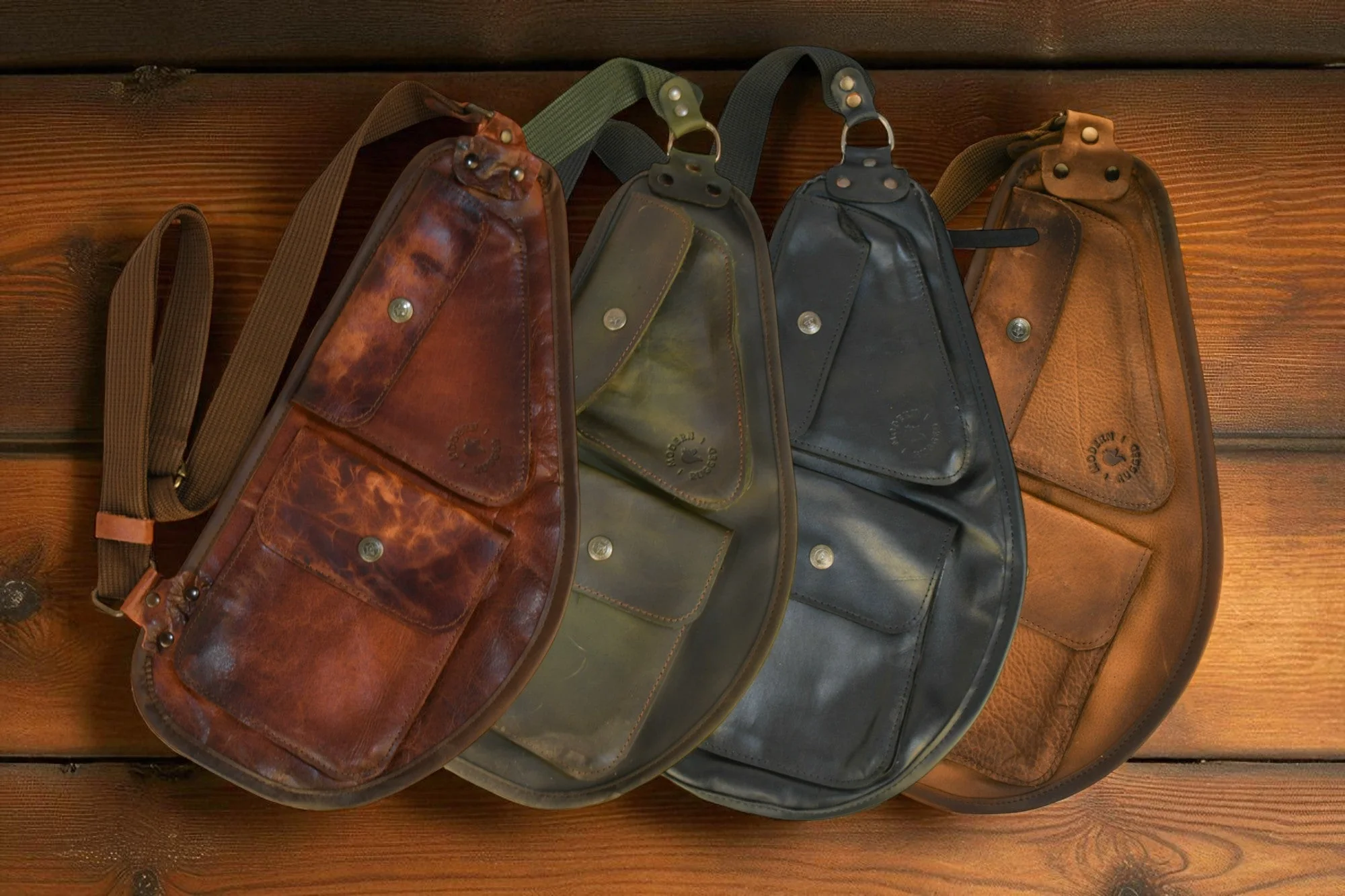 Bovine Leather Slim Sling - Black - Image 3