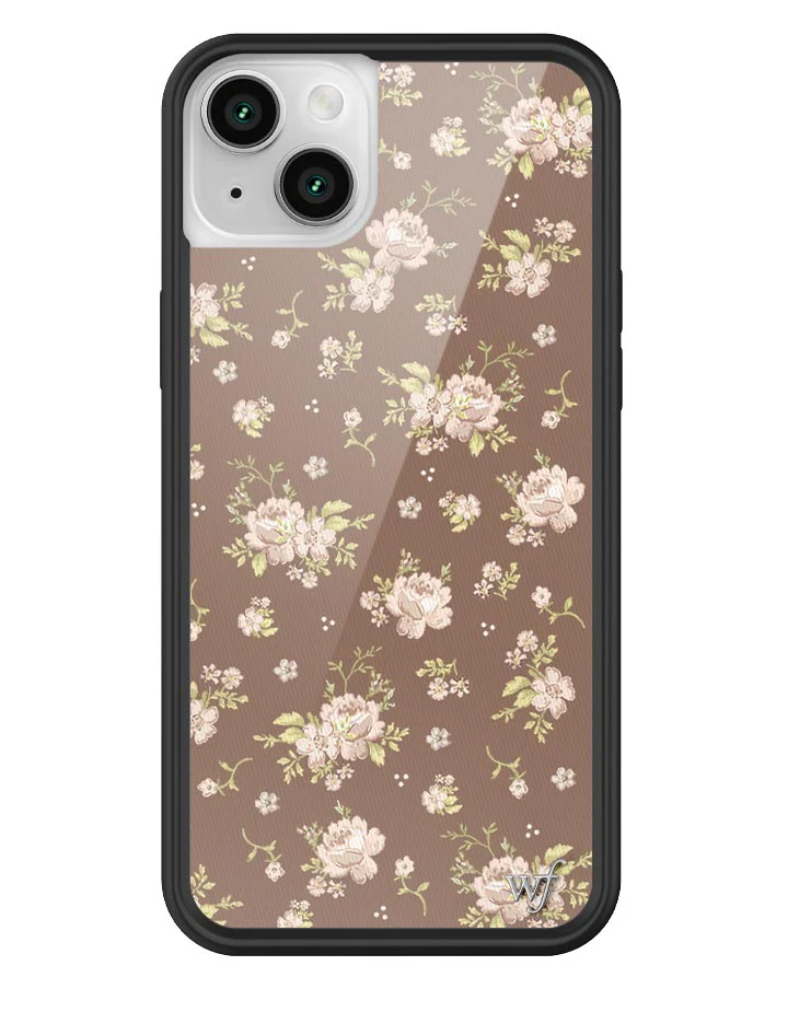 Brown Floral iPhone Case - Image 11