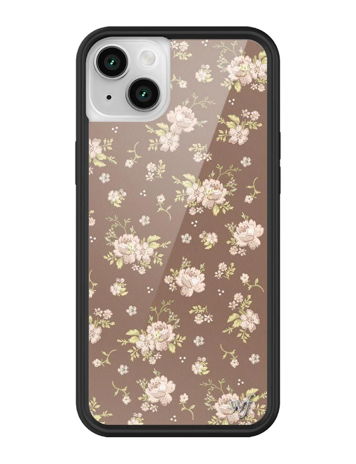 Brown Floral iPhone Case - Image 15