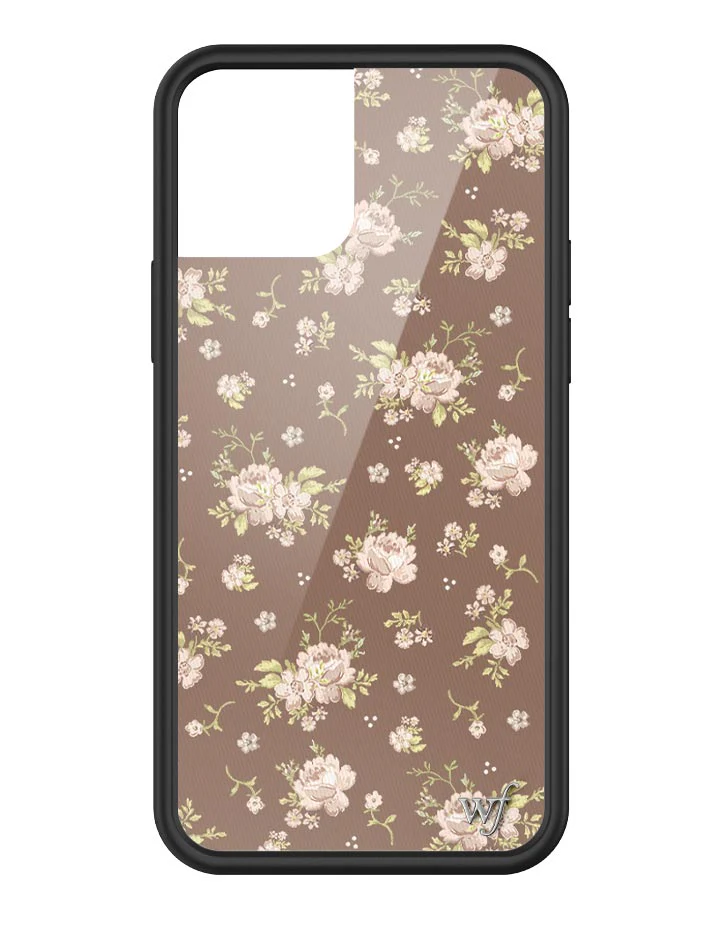 Brown Floral iPhone Case - Image 27