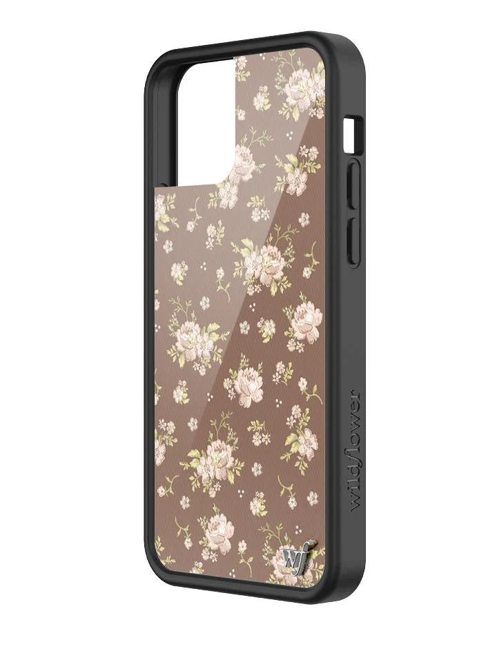 Brown Floral iPhone Case - Image 28
