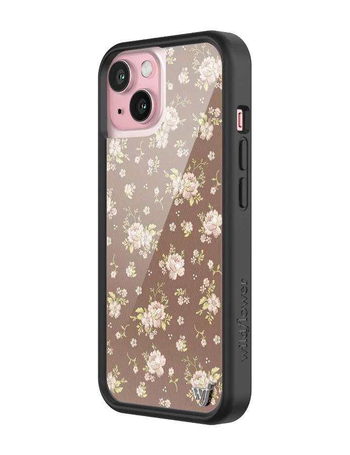 Brown Floral iPhone Case - Image 8