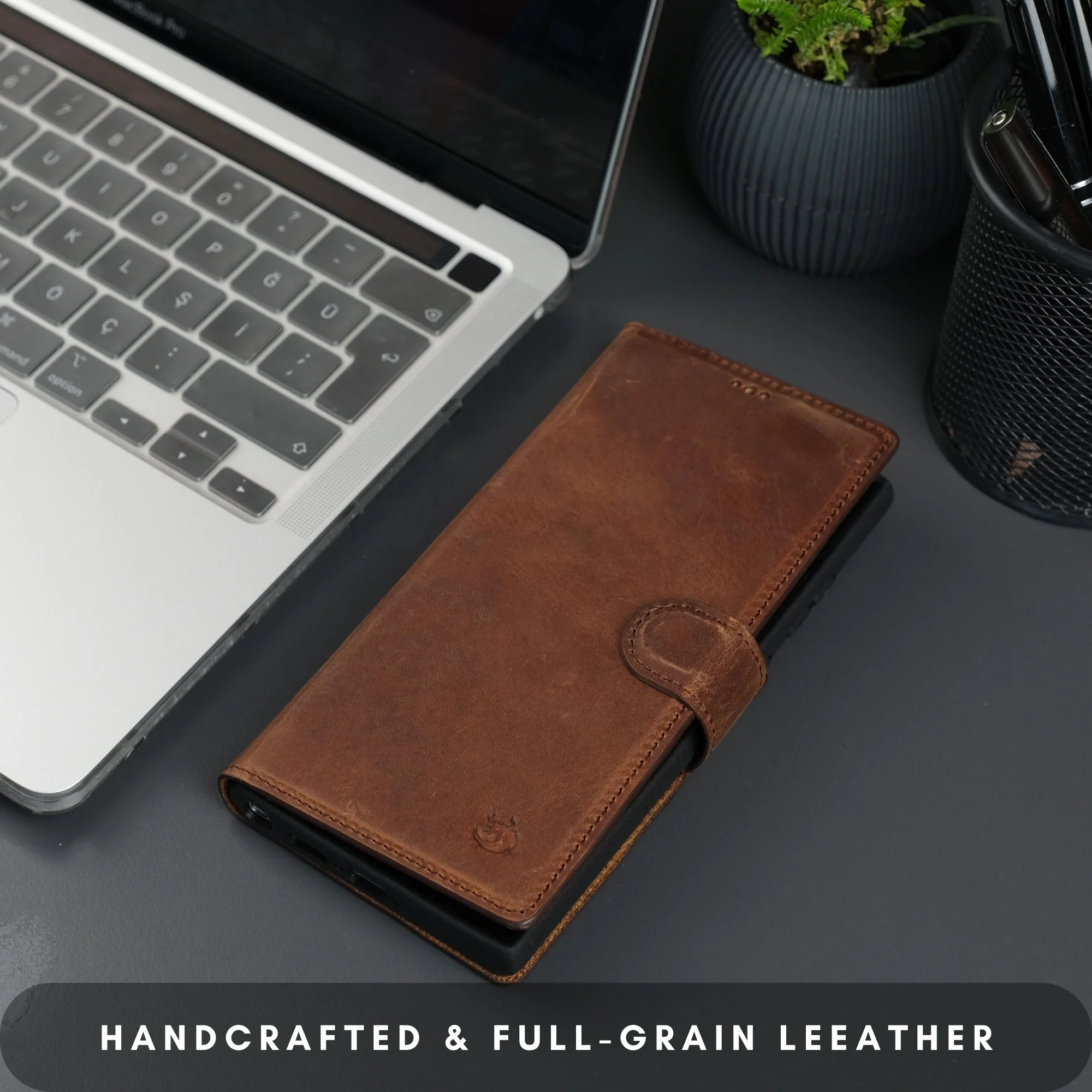 Buffalo Leather Samsung Galaxy S24 Ultra Wallet with Detachable Case - Image 16