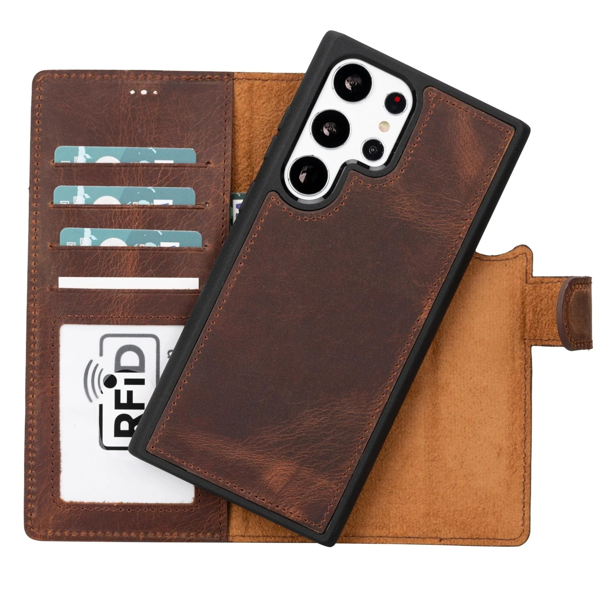 Buffalo Samsung Galaxy S20 Series Detachable Leather Wallet Case - Image 8