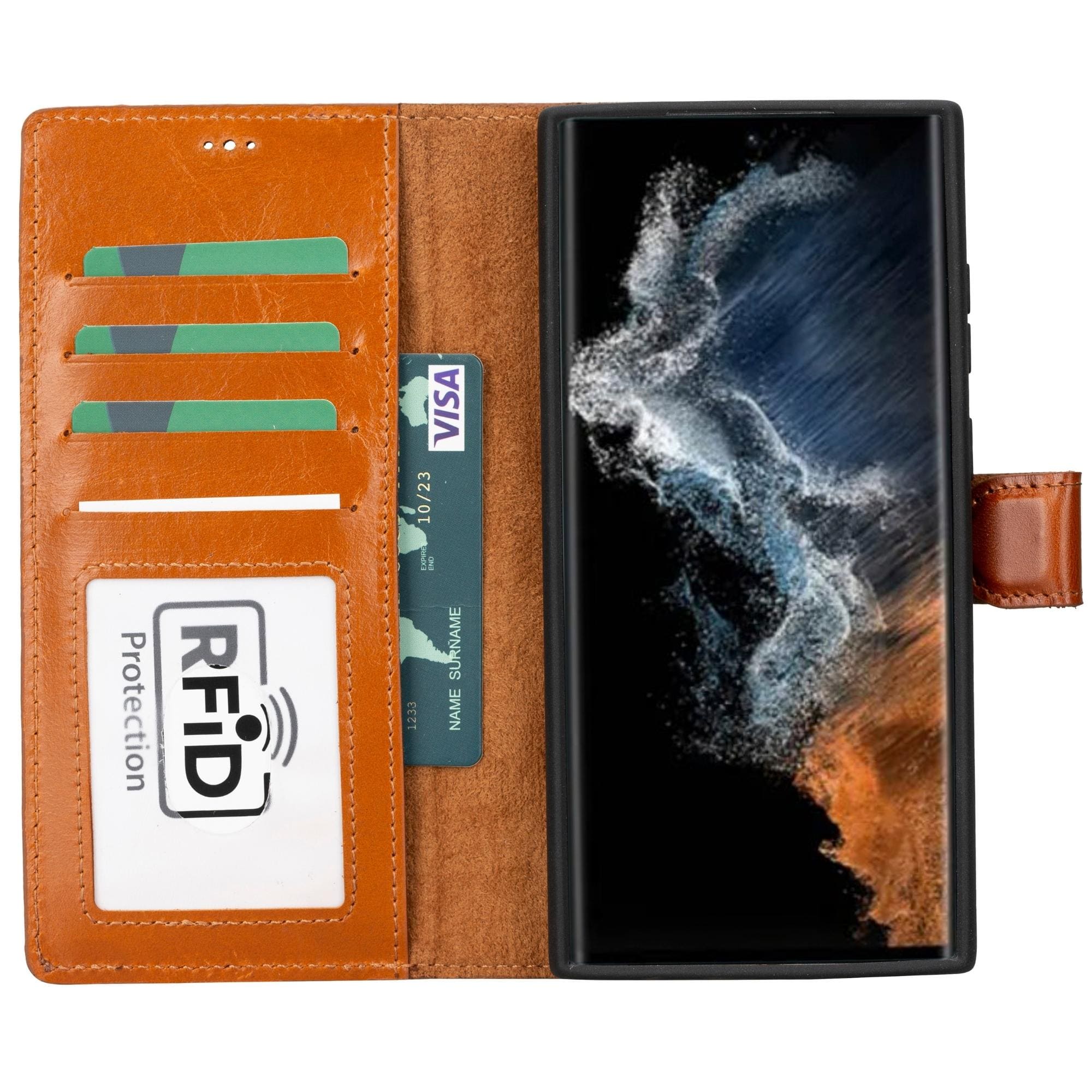 Buffalo Samsung Galaxy S23 Series Detachable Leather Wallet Case - Image 2
