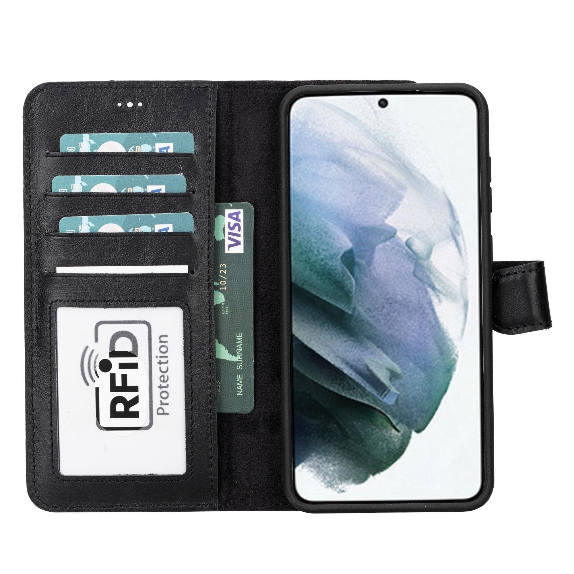 Buffalo Samsung Galaxy S23 Series Detachable Leather Wallet Case - Image 37