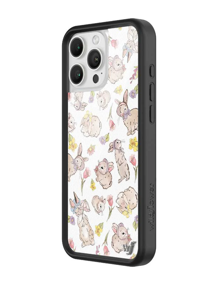 Bunnies in Bonnets iPhone Case - Image 2