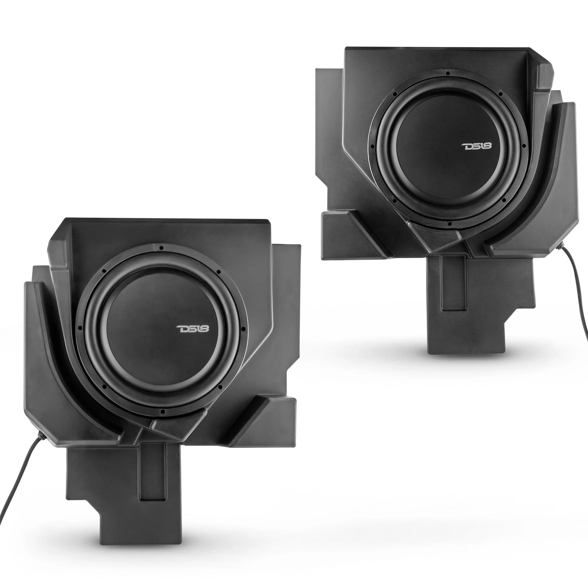 Can-Am Maverick X3 Stage 4 Dash Panel Speaker Enclosures + Driver and Passenger Side Under Seat Subwoofer Enclosure and Pair of Tower Speakers - 3800W MAX - Image 4