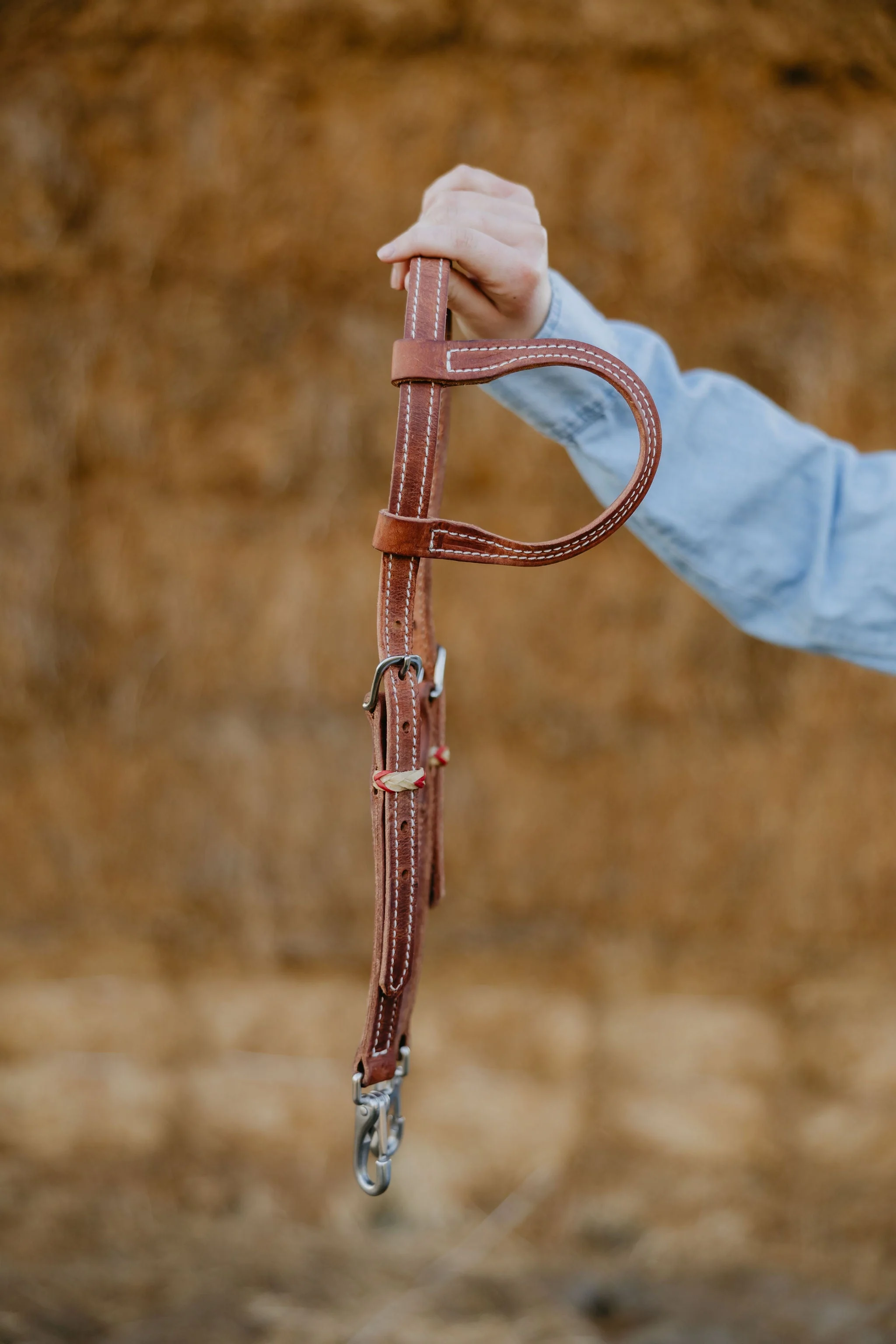 "Cardinal" Futurity Quick Change Training One Ear Headstall - Image 3
