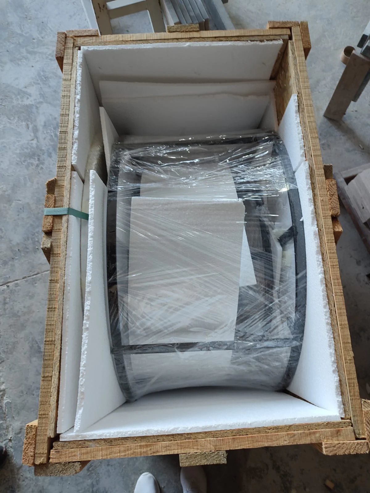 Carrara White Marble Nesting Coffee Table Round Set of 2 Polished - Image 12