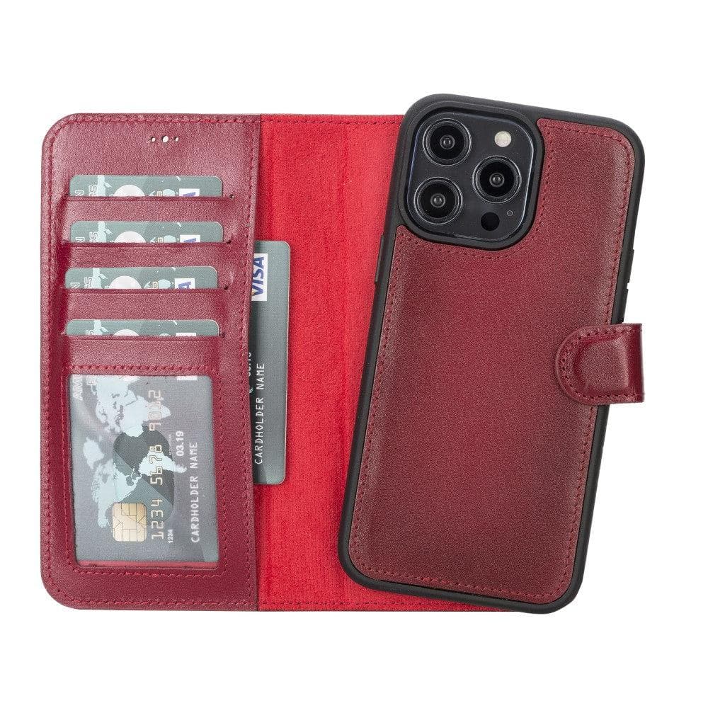 Casper iPhone 12 Series Detachable Leather Wallet Case - Image 43
