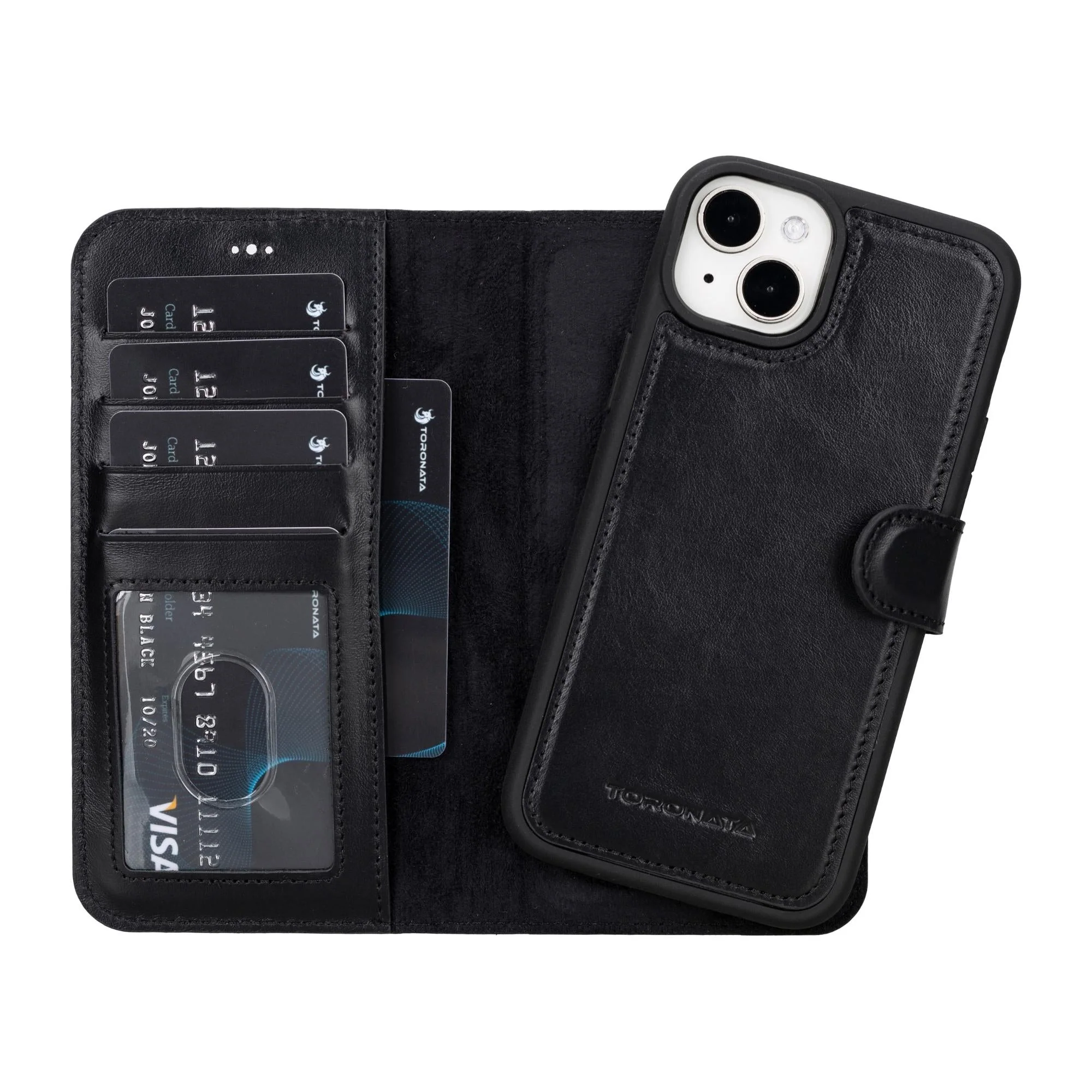 Casper iPhone 14 Series Detachable Leather Wallet Case - Image 103