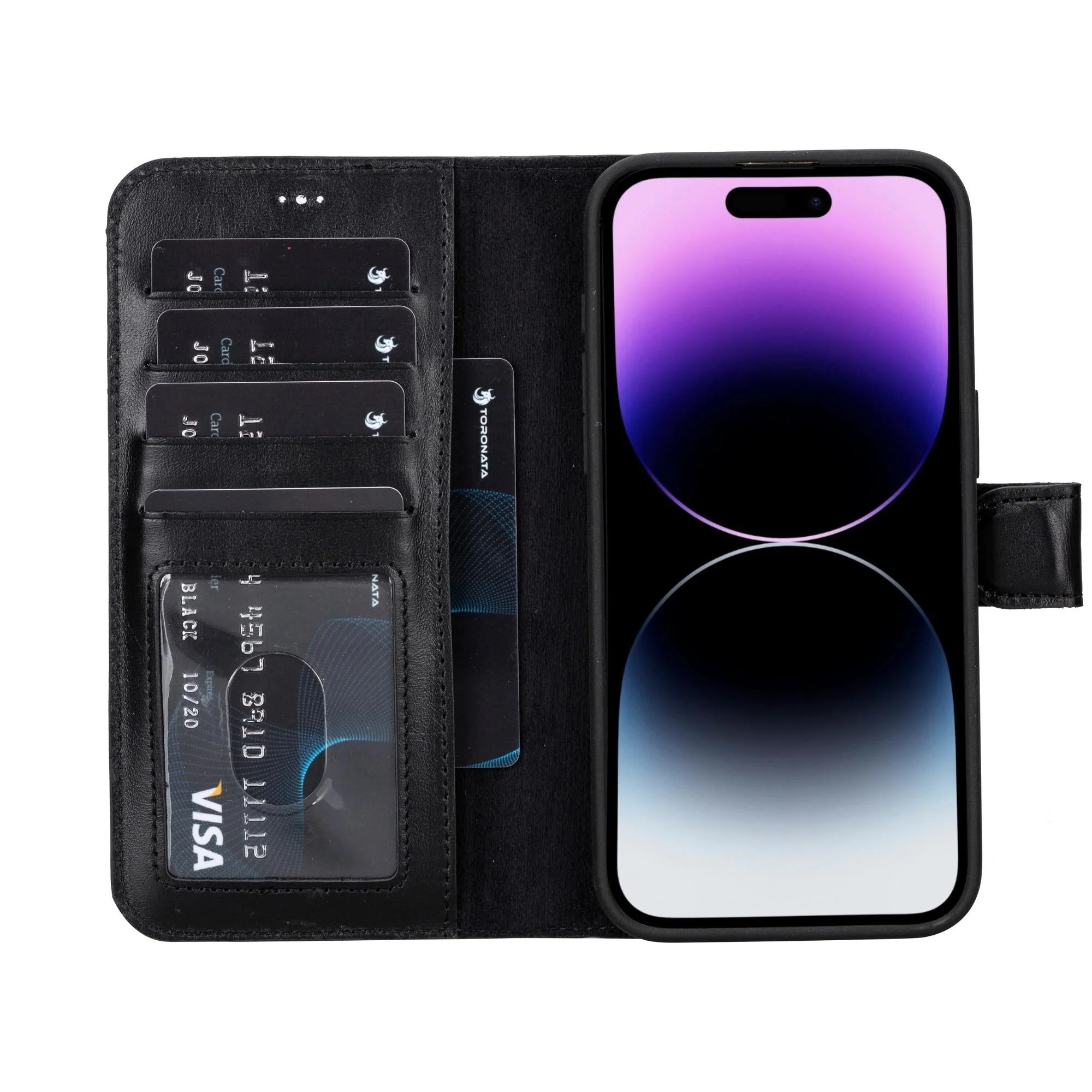 Casper iPhone 14 Series Detachable Leather Wallet Case - Image 105