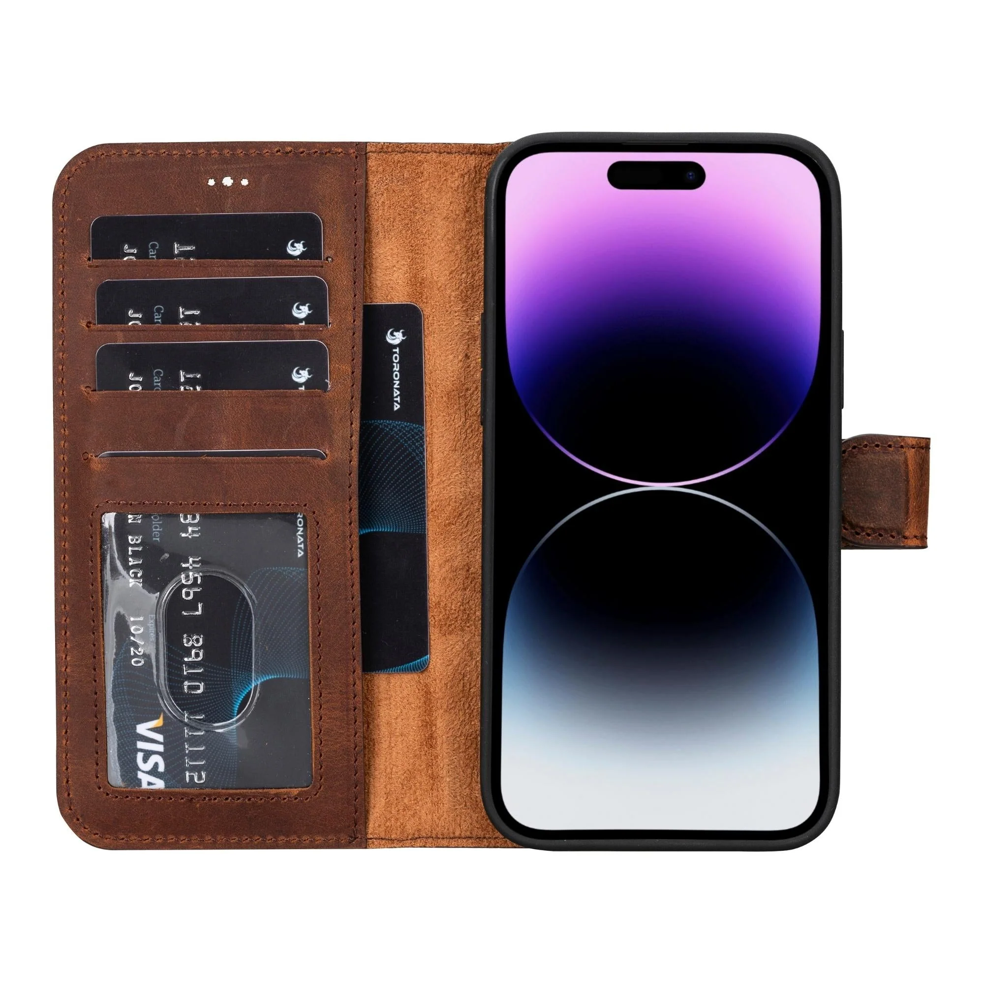 Casper iPhone 14 Series Detachable Leather Wallet Case - Image 116