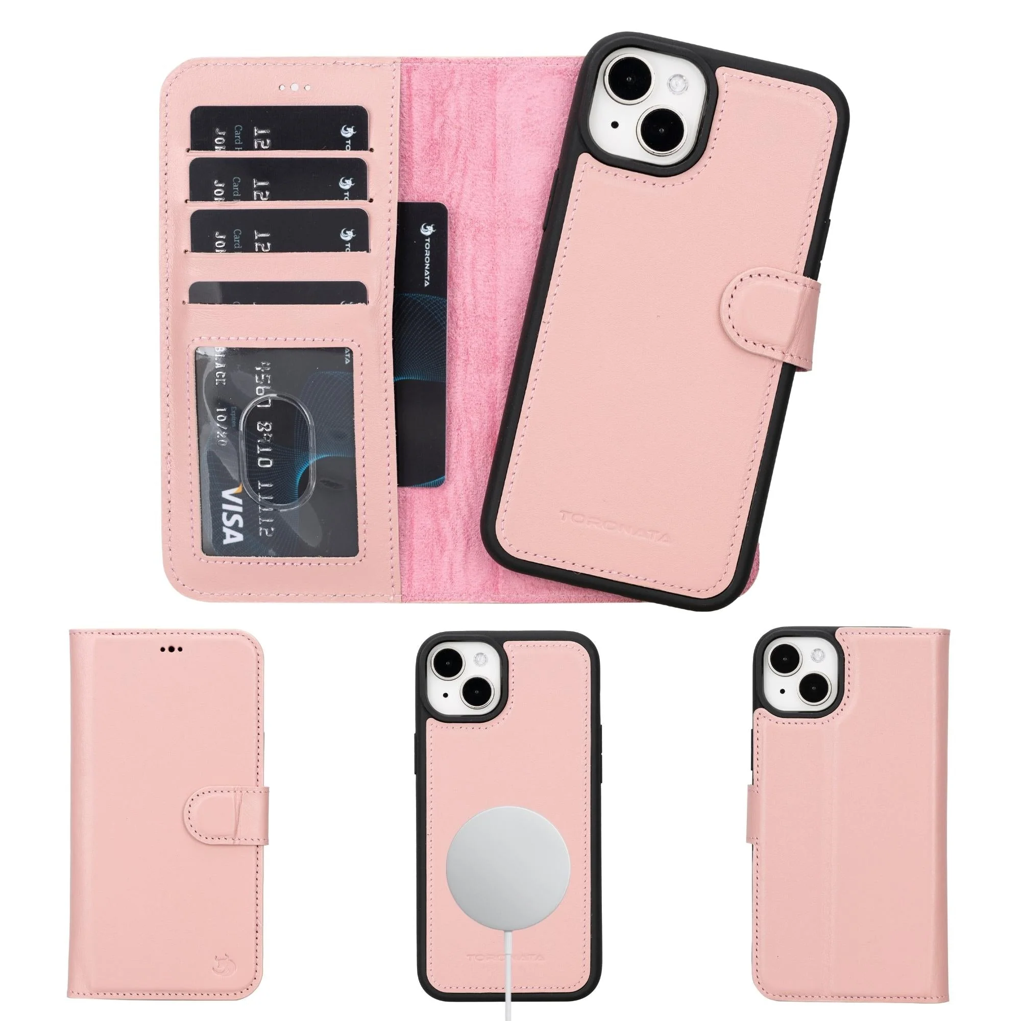 Casper iPhone 14 Series Detachable Leather Wallet Case - Image 132