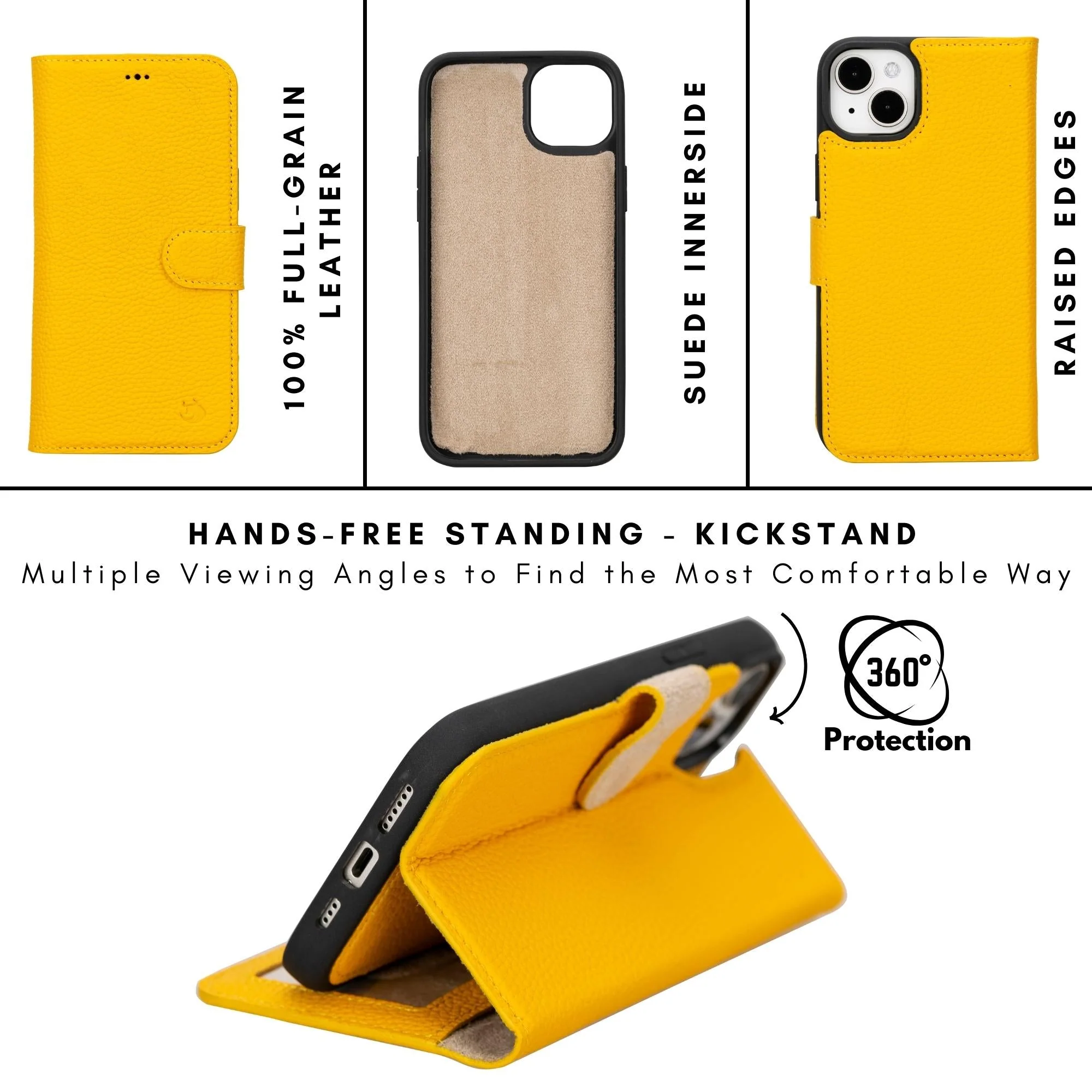 Casper iPhone 14 Series Detachable Leather Wallet Case - Image 145