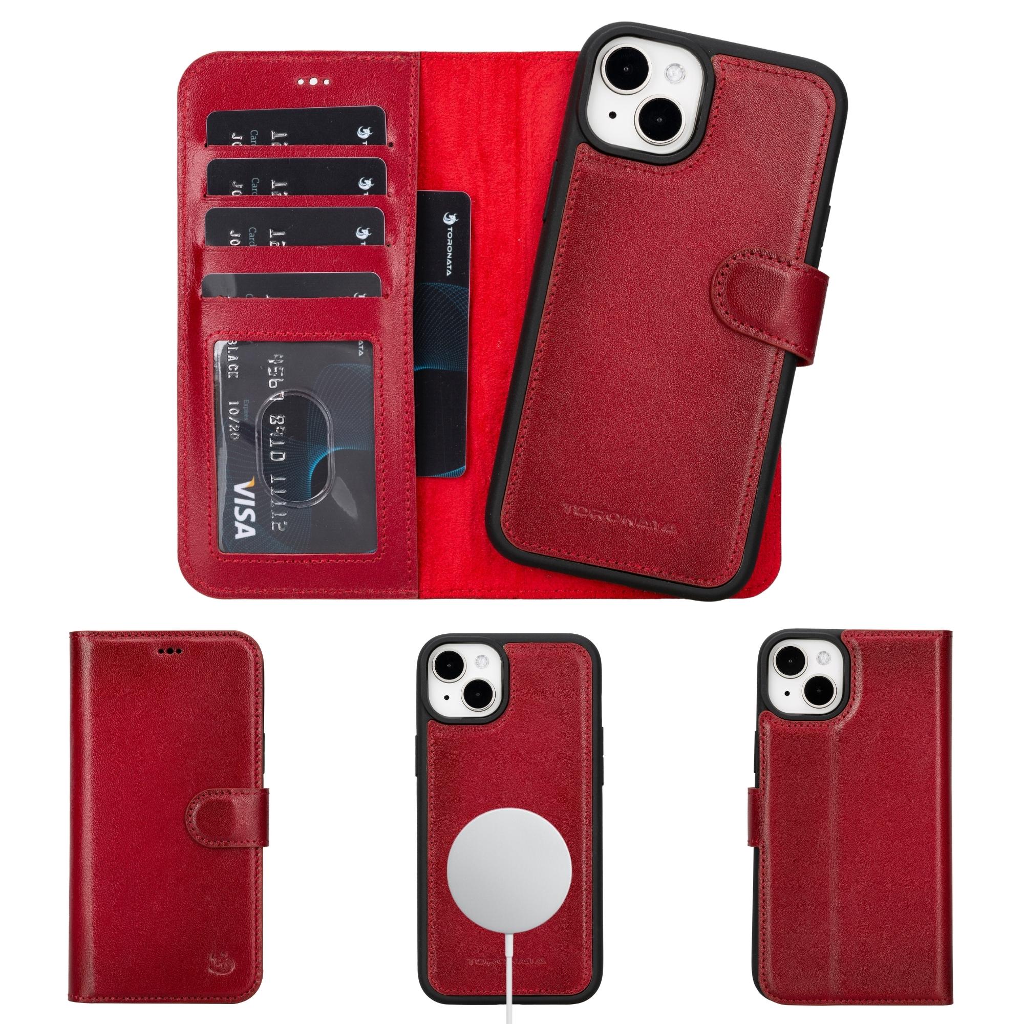Casper iPhone 14 Series Detachable Leather Wallet Case - Image 154